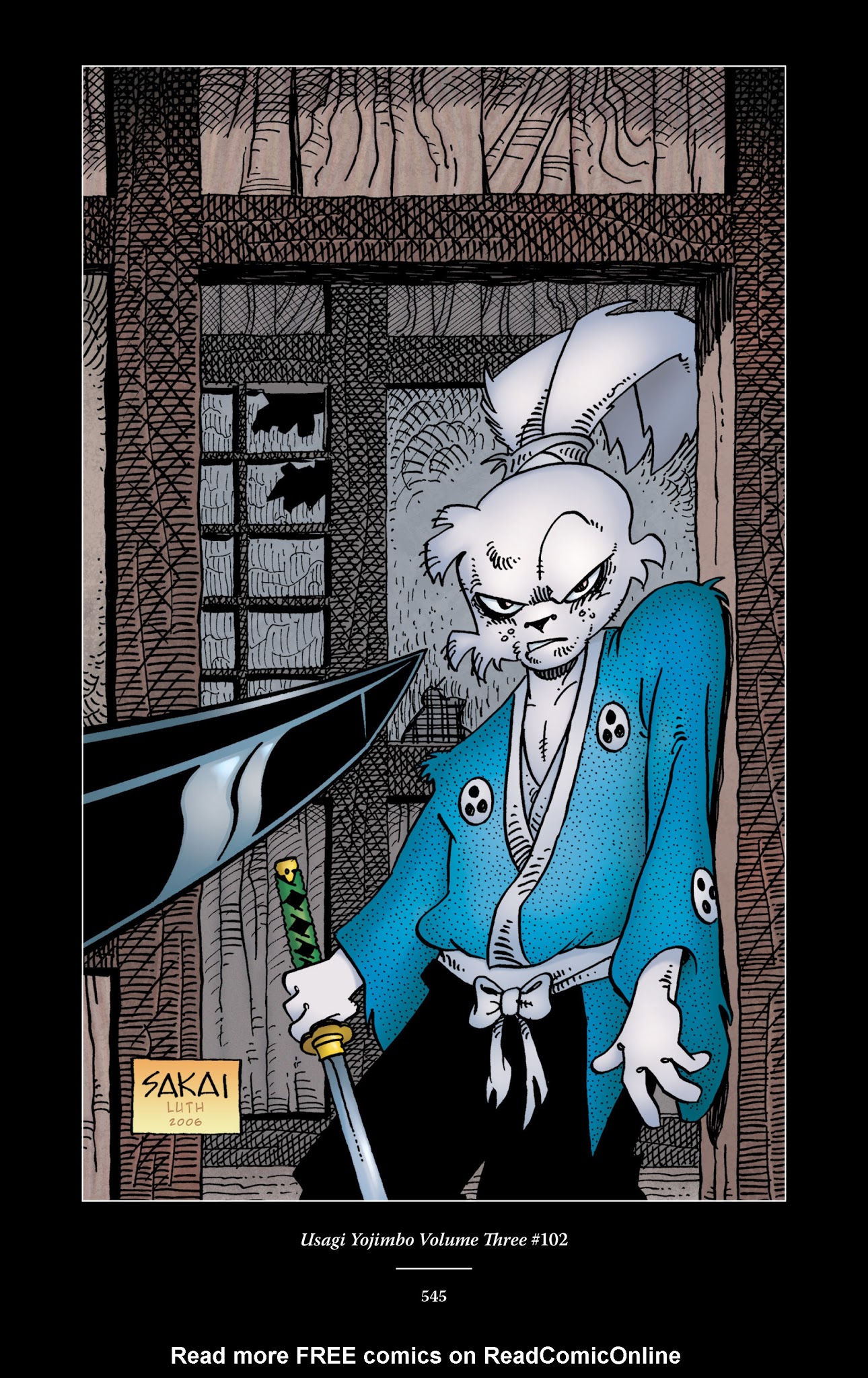 Read online The Usagi Yojimbo Saga comic -  Issue # TPB 6 - 540