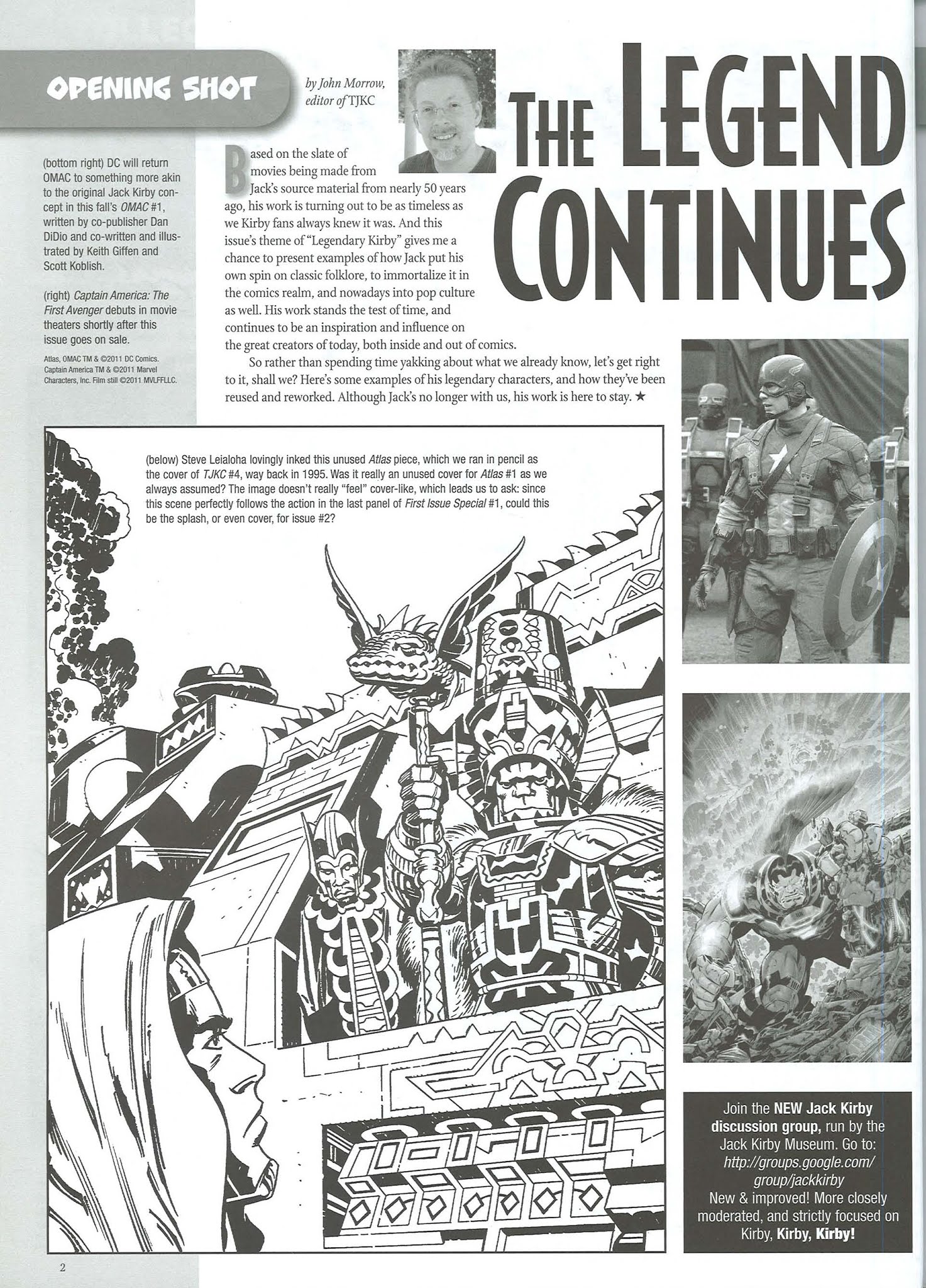Read online The Jack Kirby Collector comic -  Issue #57 - 4