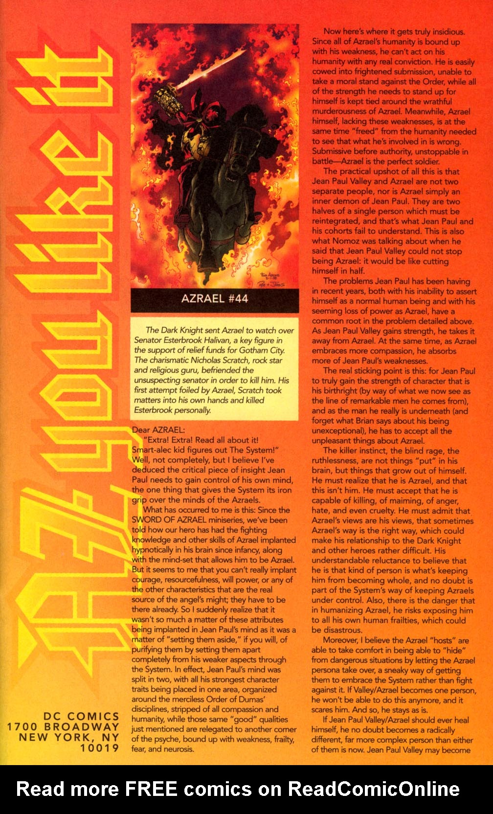 Read online Azrael: Agent of the Bat comic -  Issue #48 - 24