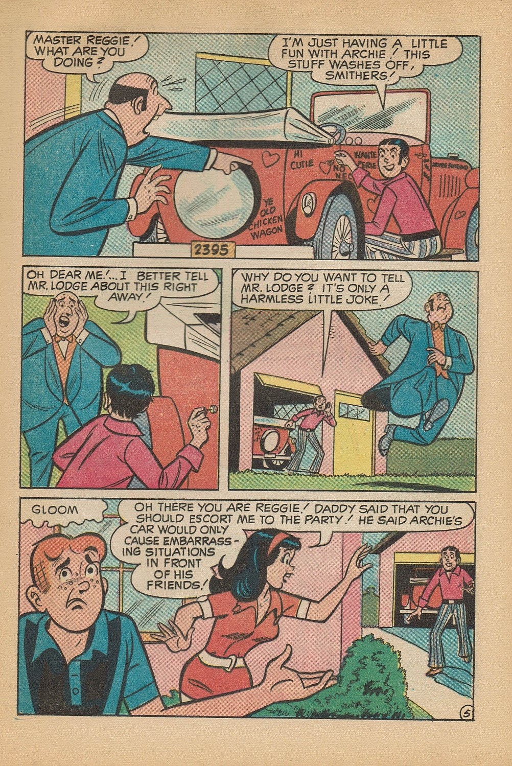 Read online Reggie and Me (1966) comic -  Issue #43 - 17