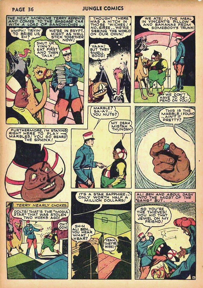 Read online Jungle Comics comic -  Issue #24 - 38