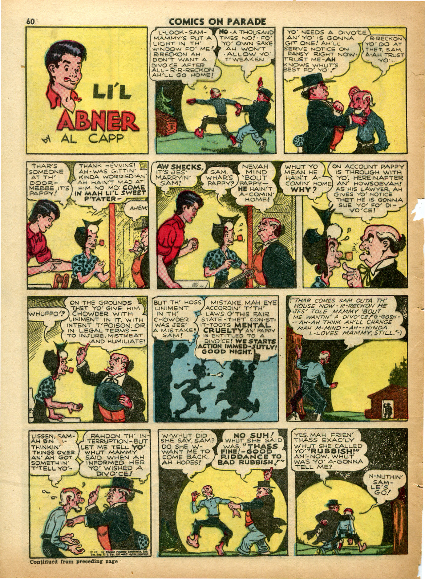 Read online Comics on Parade comic -  Issue #23 - 62