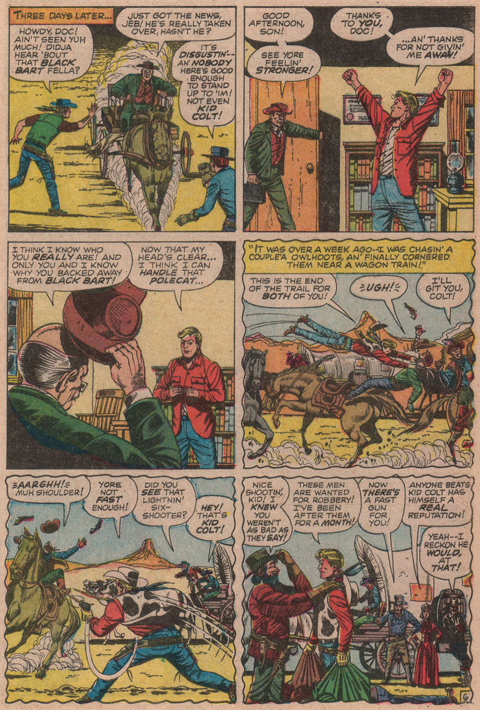 Read online Kid Colt Outlaw comic -  Issue #135 - 9