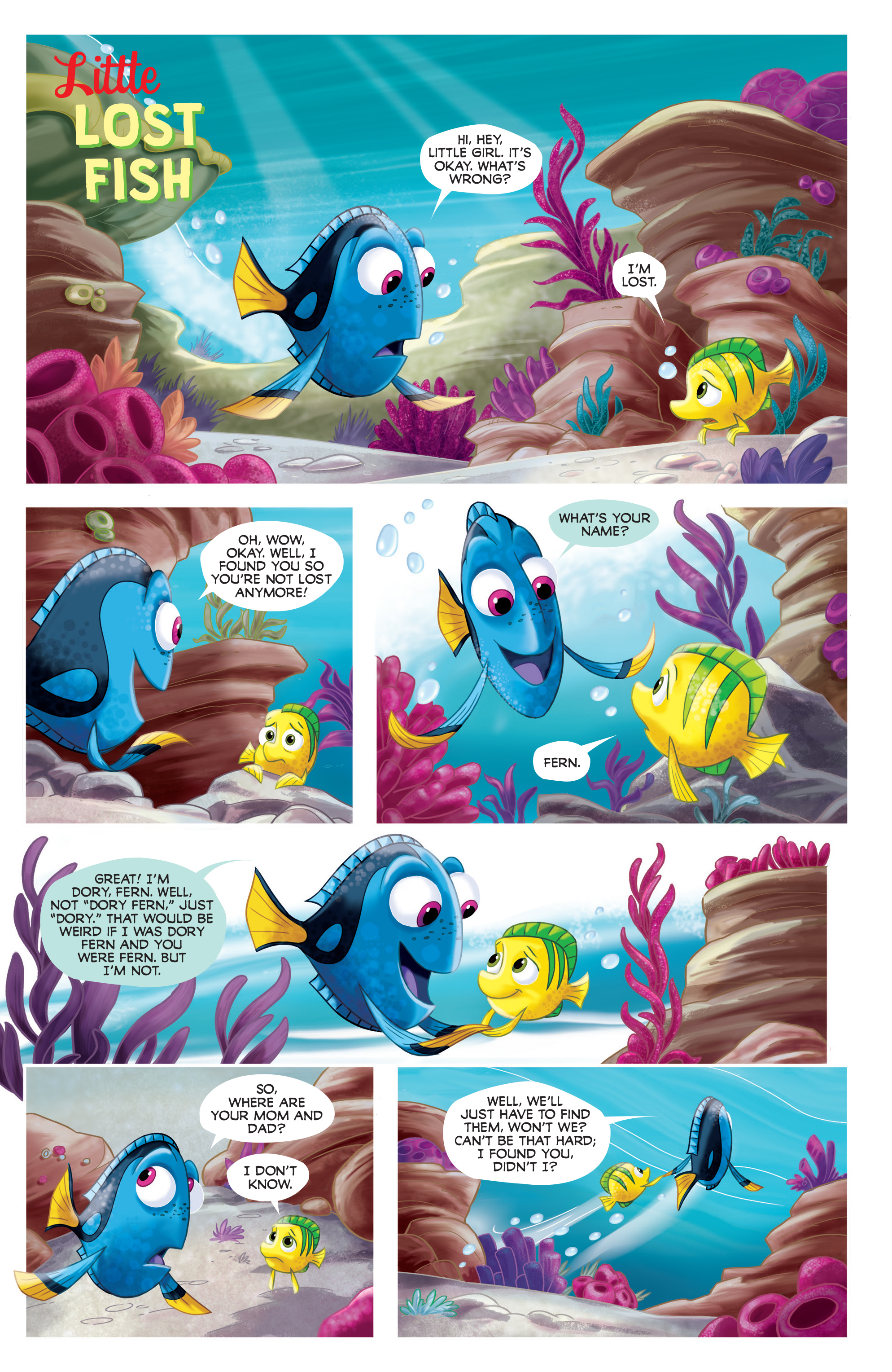 Read online Disney Pixar Finding Dory comic -  Issue #1 - 20