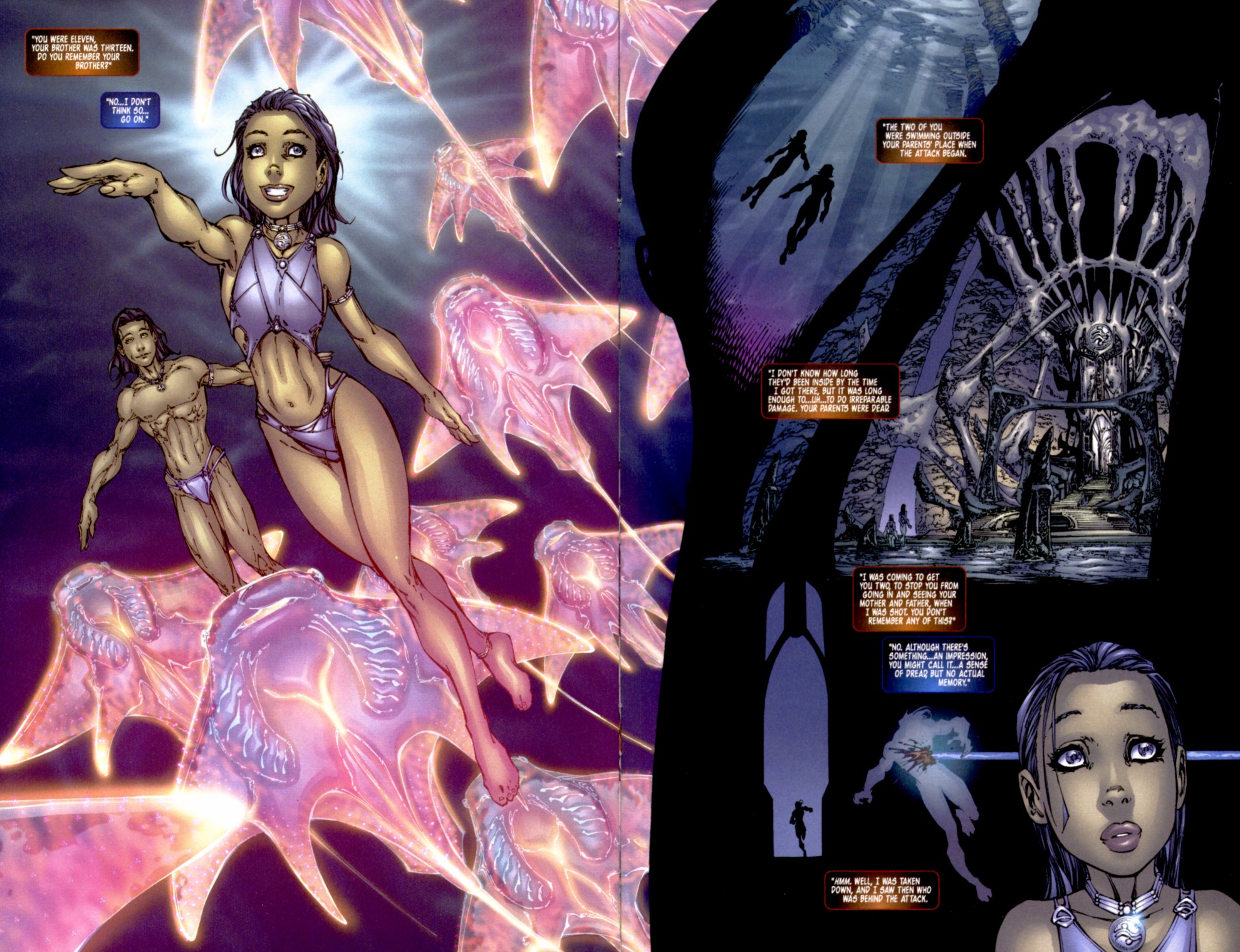 Read online Fathom (1998) comic -  Issue #8 - 9