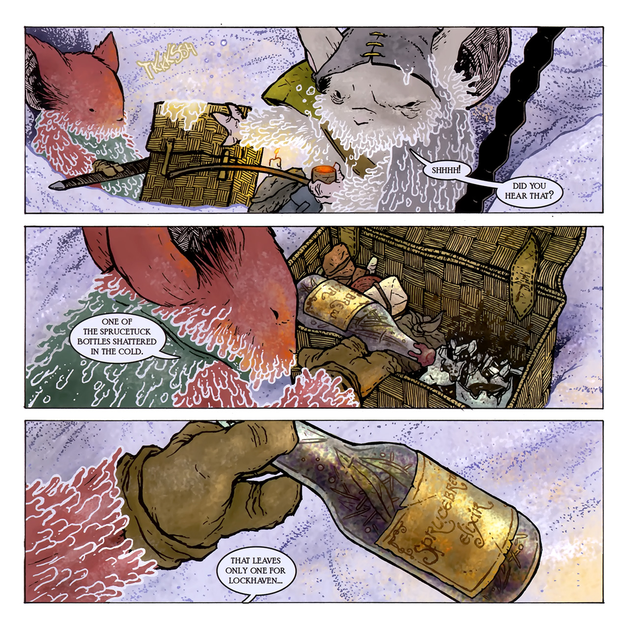 Read online Mouse Guard: Winter 1152 comic -  Issue #3 - 23