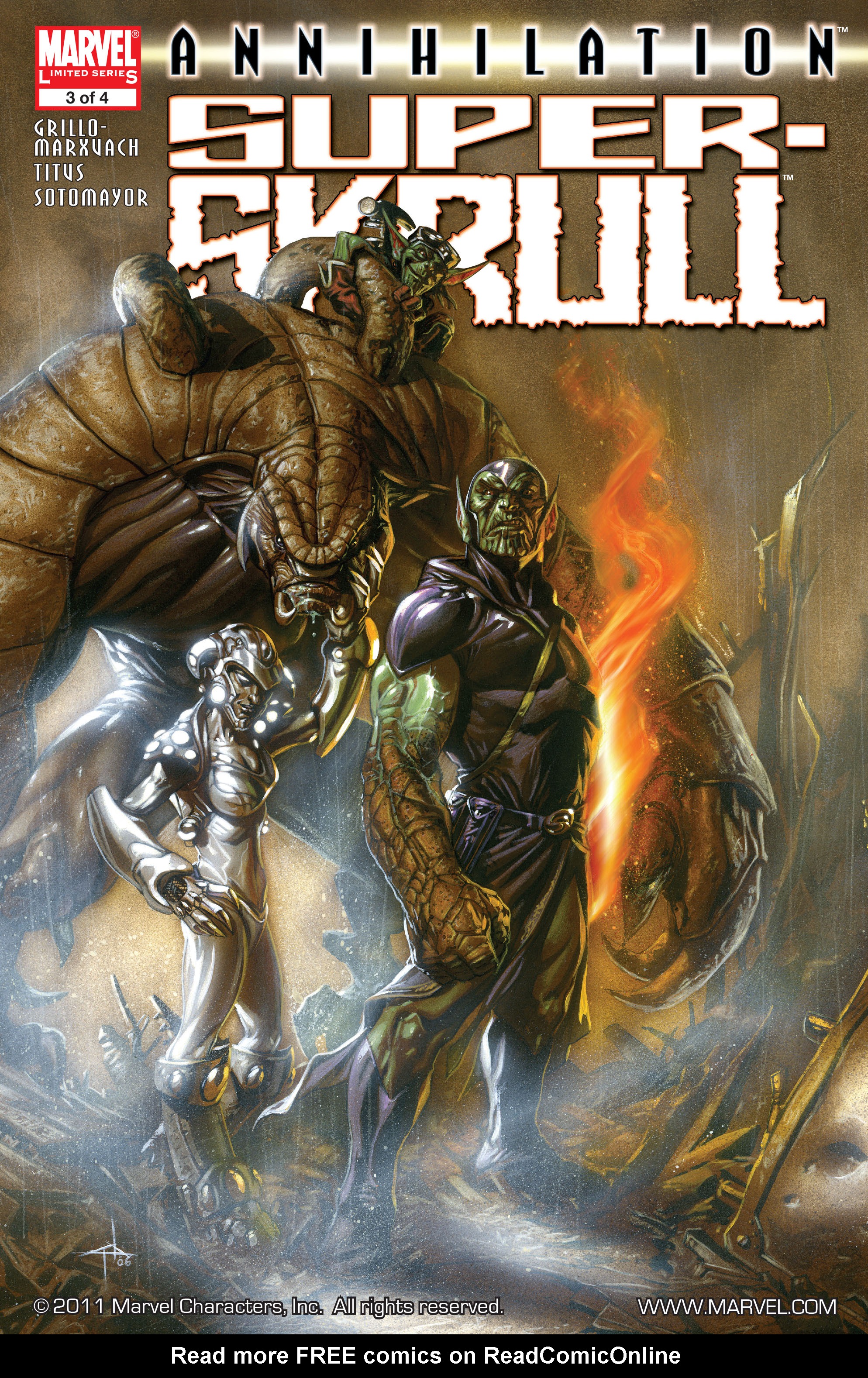 Read online Annihilation: Super-Skrull comic -  Issue #3 - 1