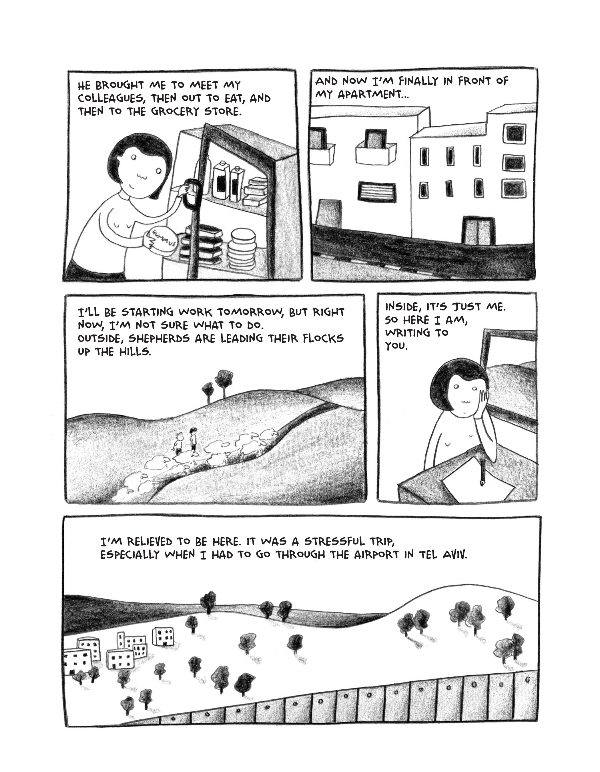 Read online Green Almonds: Letters from Palestine comic -  Issue # TPB (Part 1) - 8