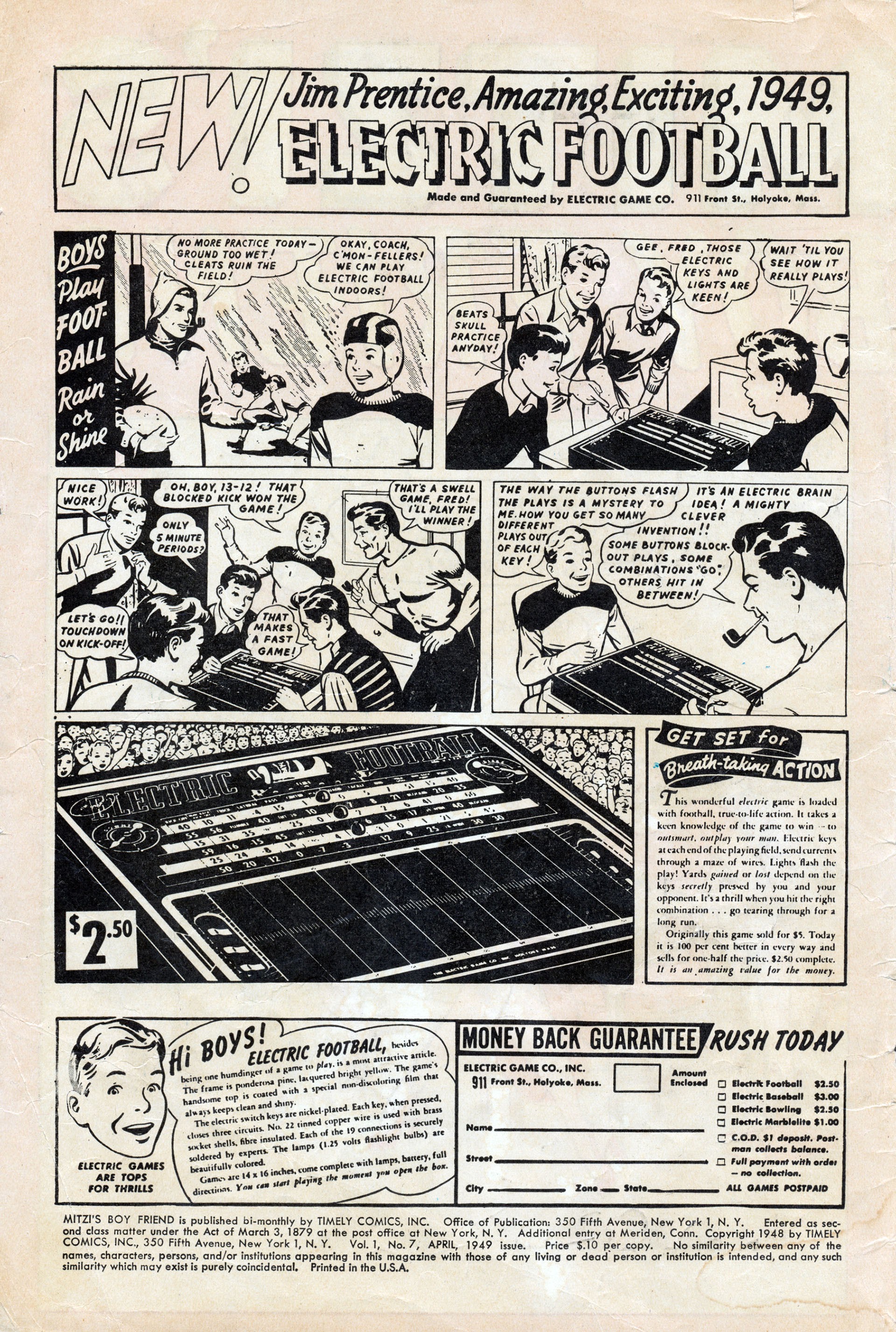 Read online Mitzi's Boy Friend comic -  Issue #7 - 2
