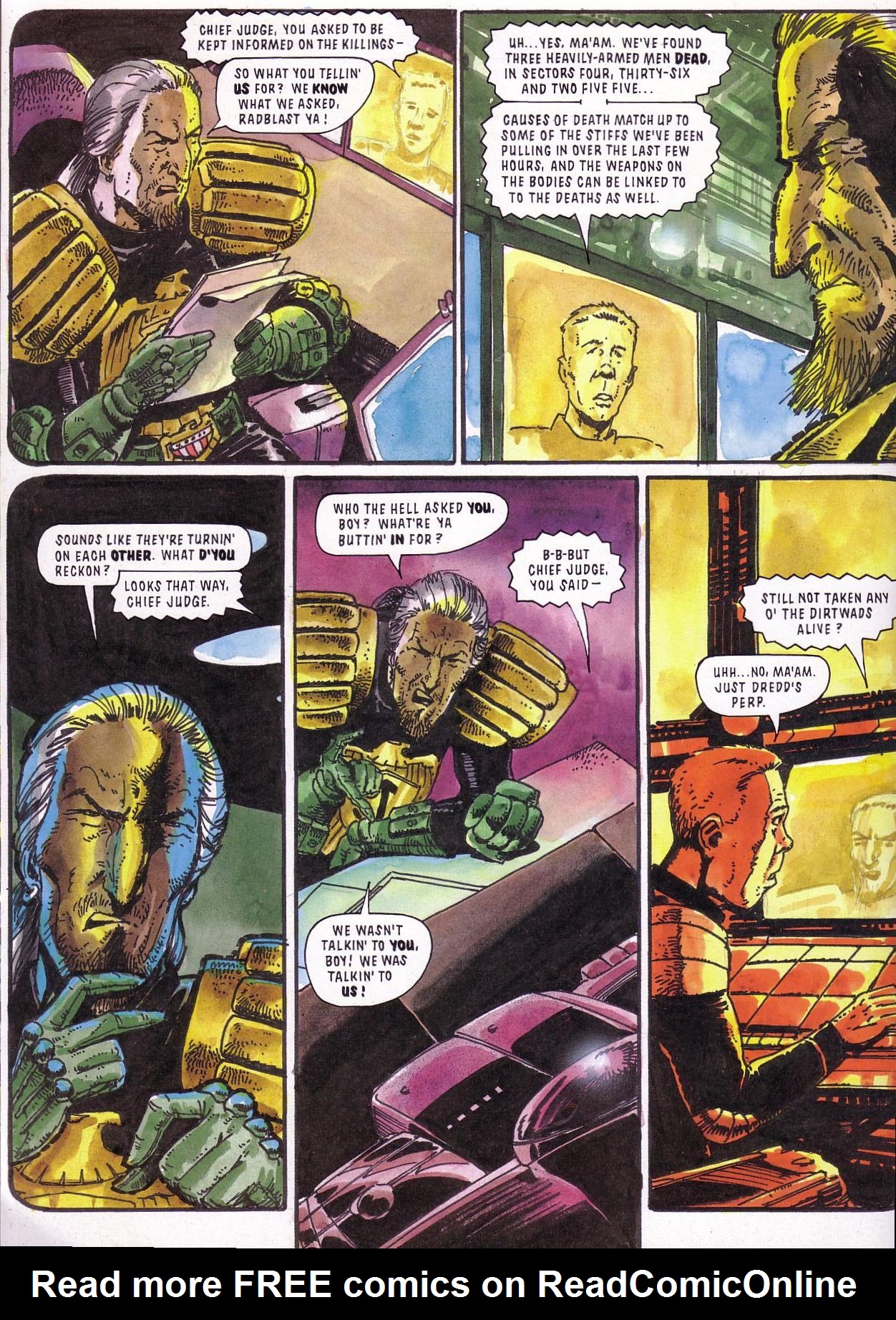 Read online Judge Dredd: Death Aid comic -  Issue # TPB - 30