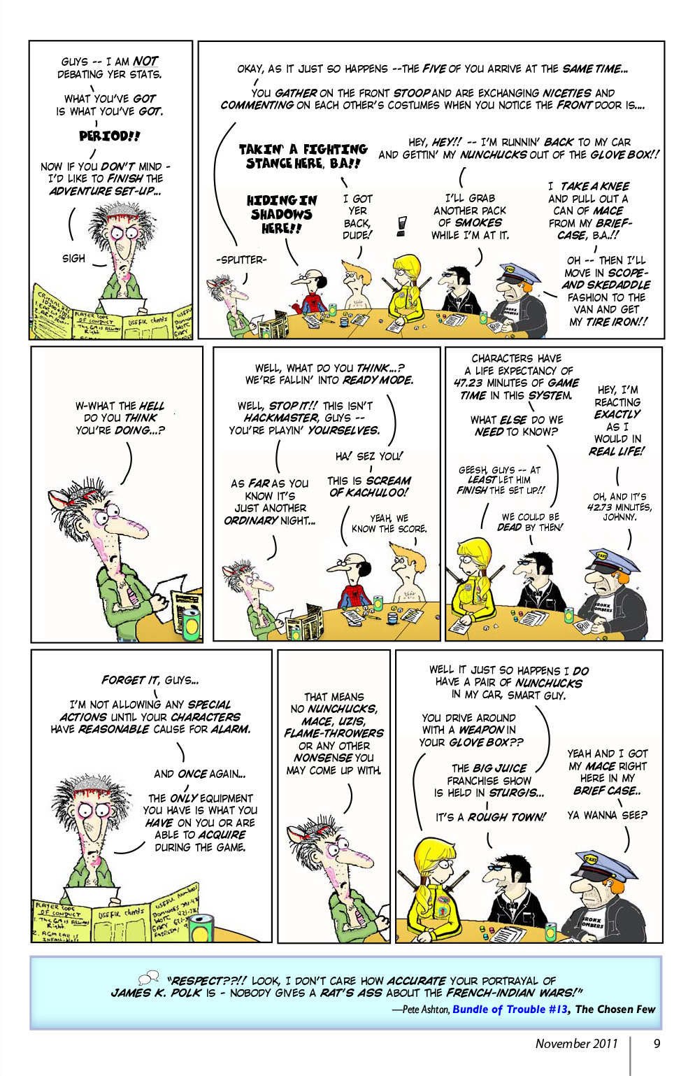 Read online Knights of the Dinner Table comic -  Issue #181 - 11