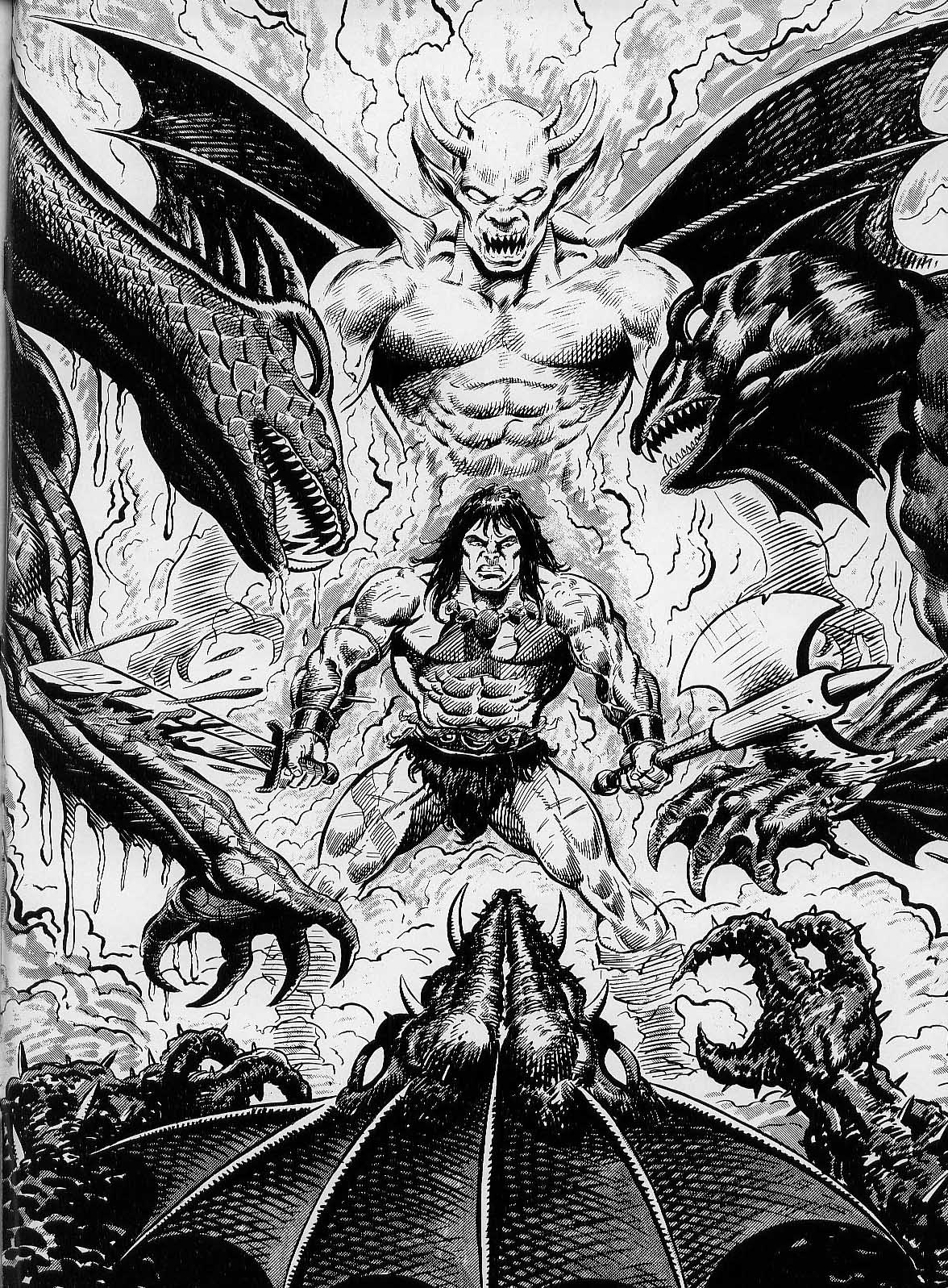 Read online The Savage Sword Of Conan comic -  Issue #205 - 67