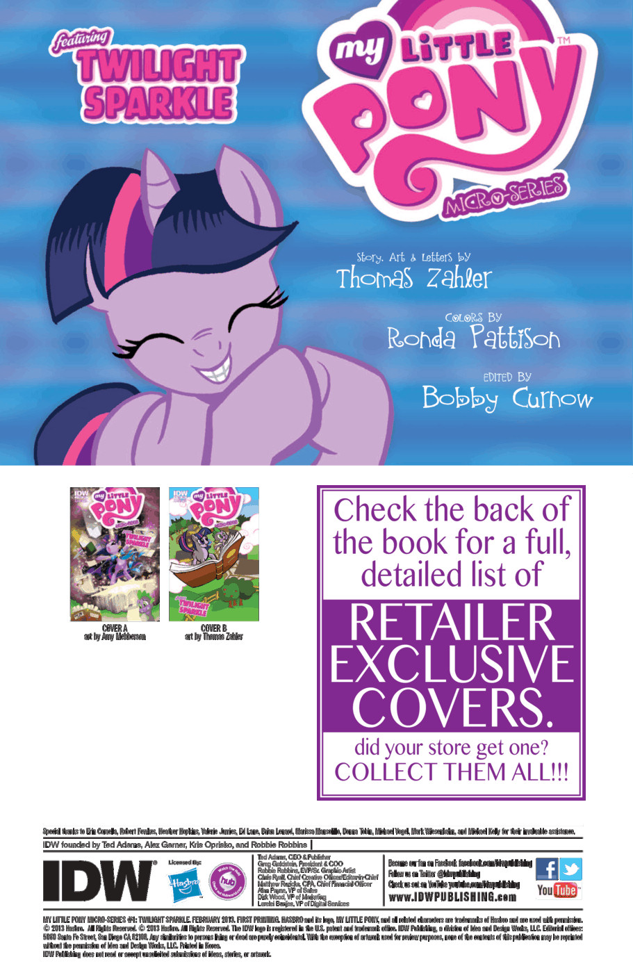 Read online My Little Pony Micro-Series comic -  Issue #1 - 3