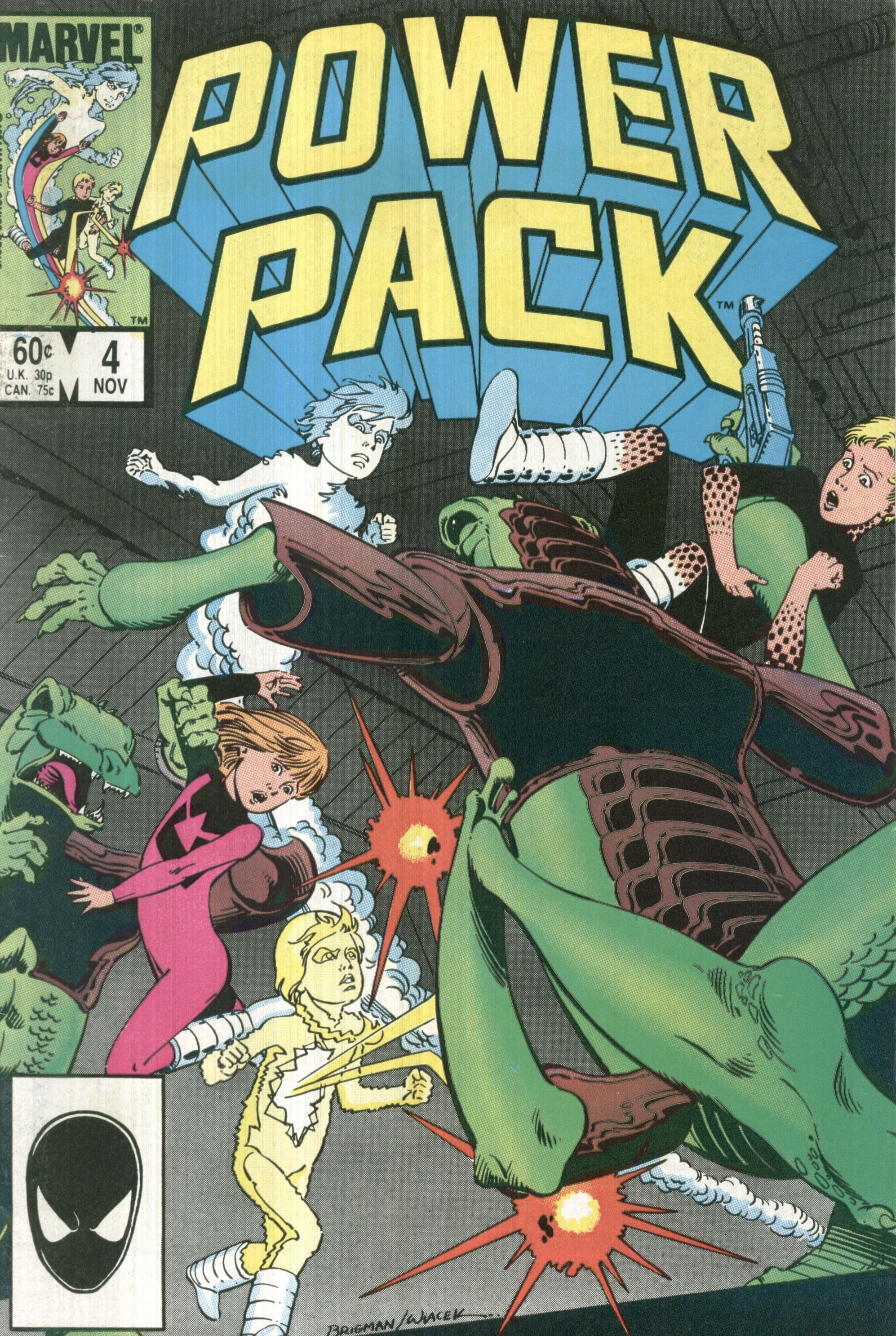 Read online Power Pack (1984) comic -  Issue #4 - 1