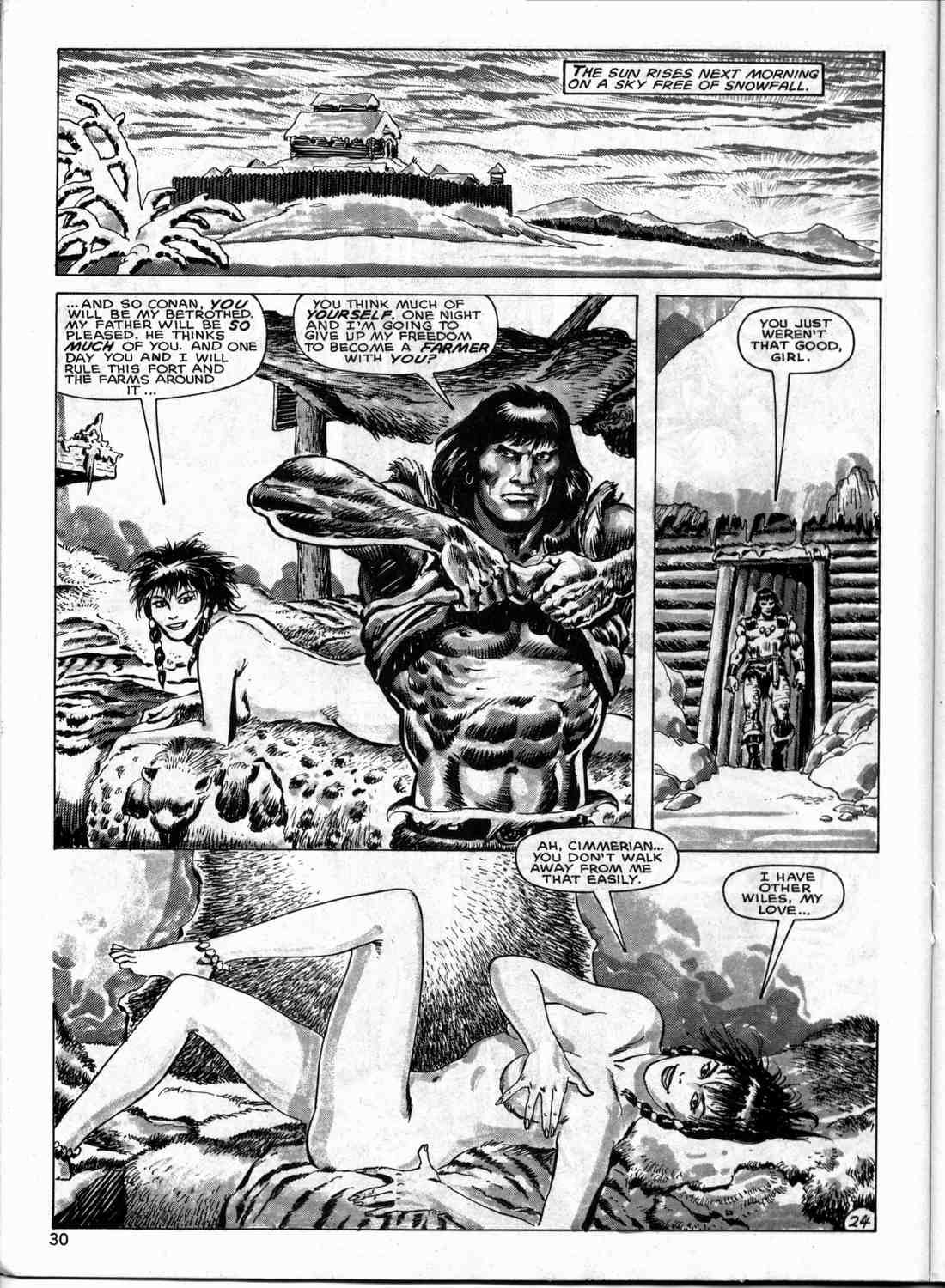Read online The Savage Sword Of Conan comic -  Issue #133 - 29