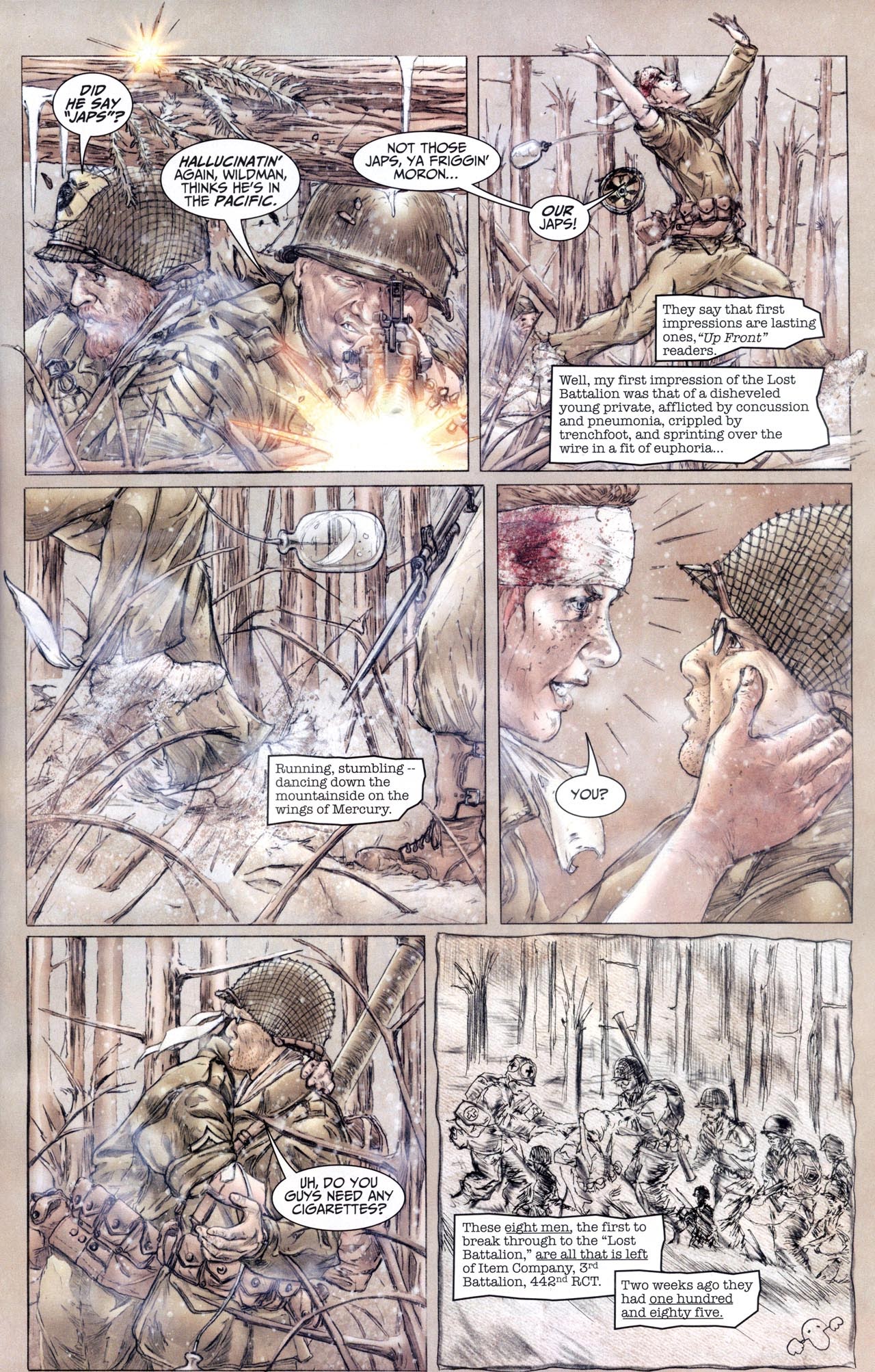 Read online Sgt. Rock: The Lost Battalion comic -  Issue #6 - 8