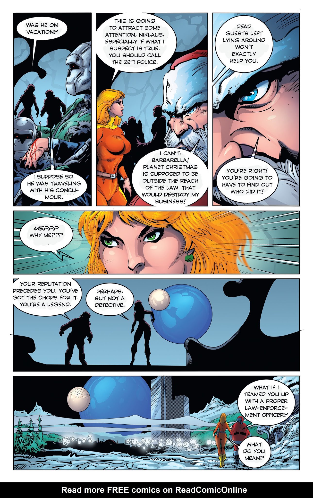 Read online Barbarella Holiday Special comic -  Issue # Full - 8