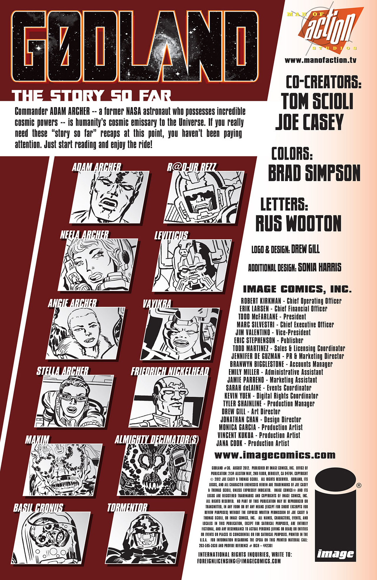 Read online Gødland comic -  Issue #36 - 2