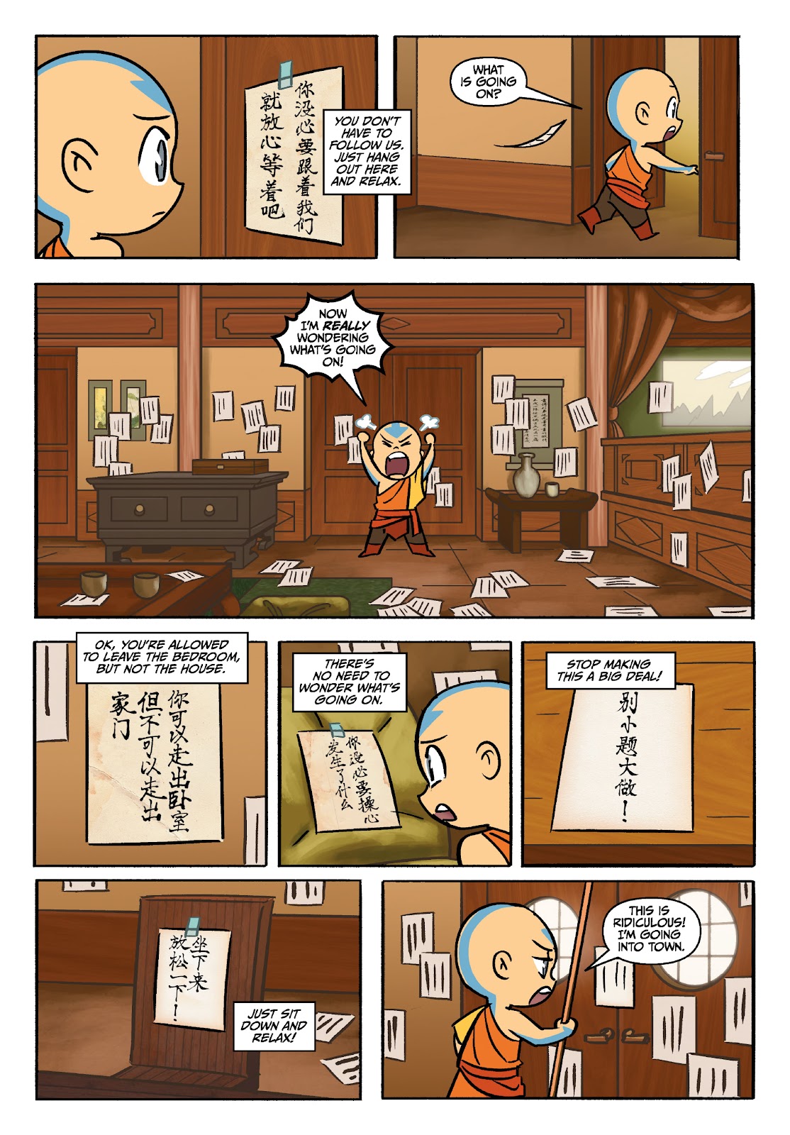 Avatar: The Last Airbender Chibis - Aang's Unfreezing Day issue Full - Page 8