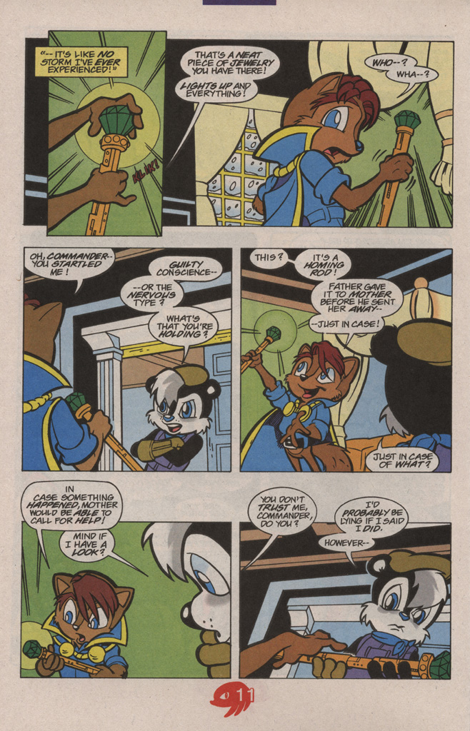 Read online Knuckles the Echidna comic -  Issue #20 - 16