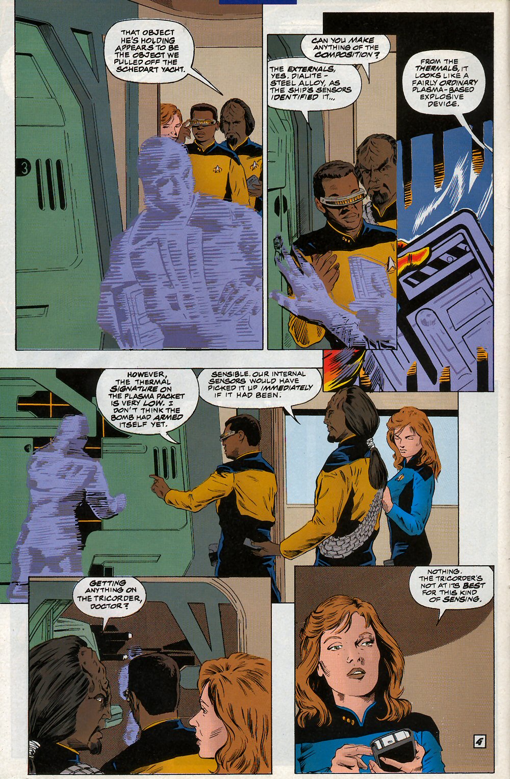 Read online Star Trek: The Next Generation - Ill Wind comic -  Issue #3 - 5