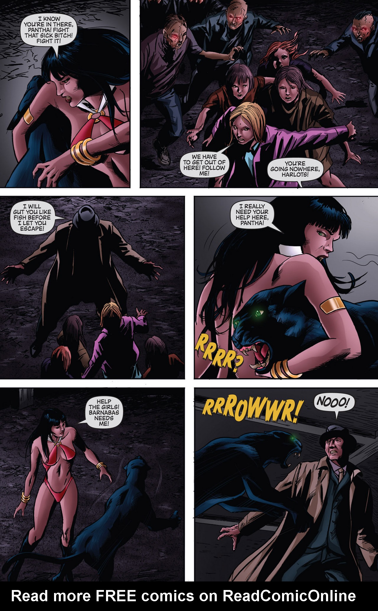 Read online Dark Shadows/Vampirella comic -  Issue #5 - 8