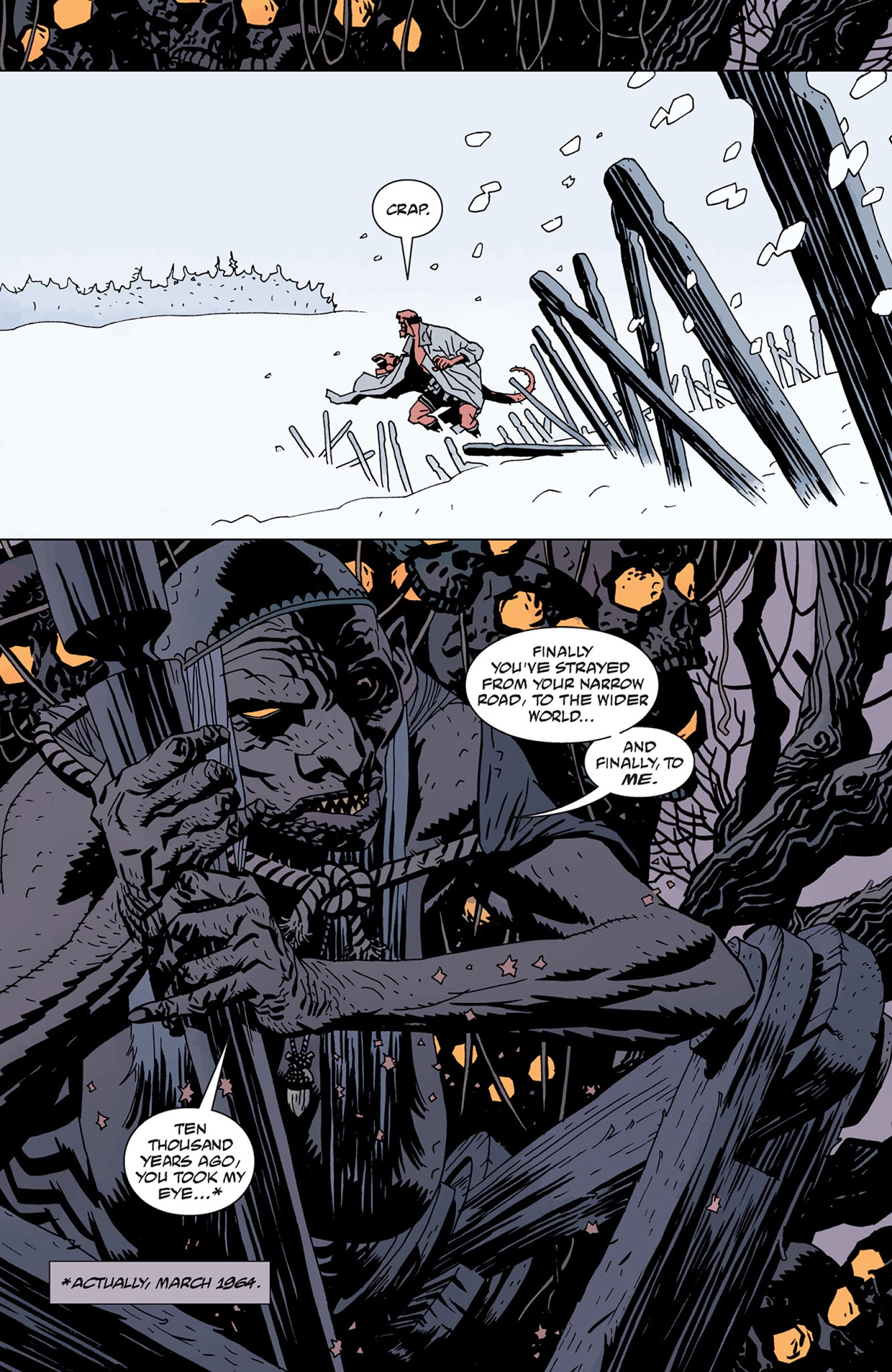 Read online Hellboy: Darkness Calls comic -  Issue # TPB - 58