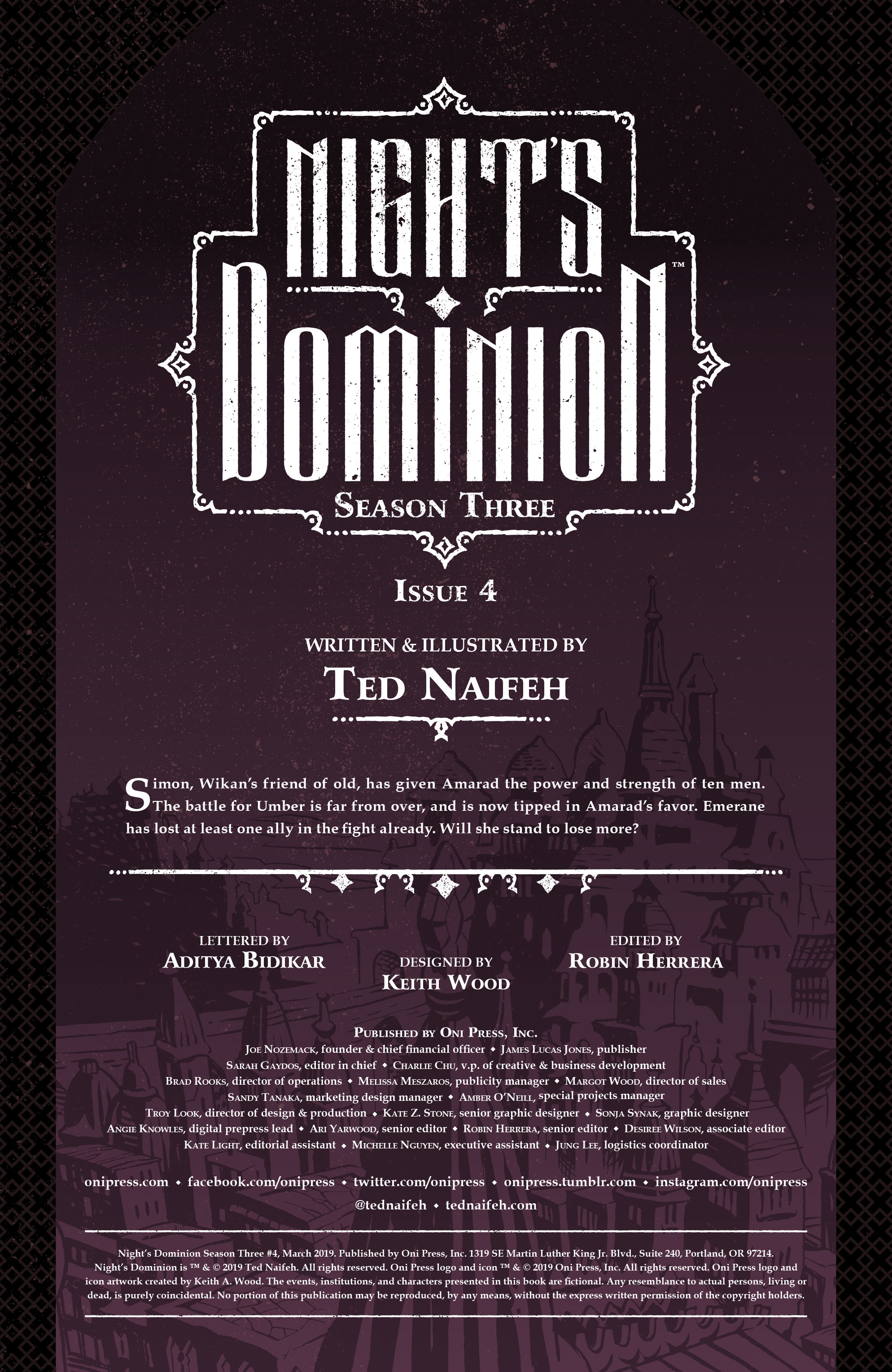 Read online Night's Dominion: Season Three comic -  Issue #4 - 2