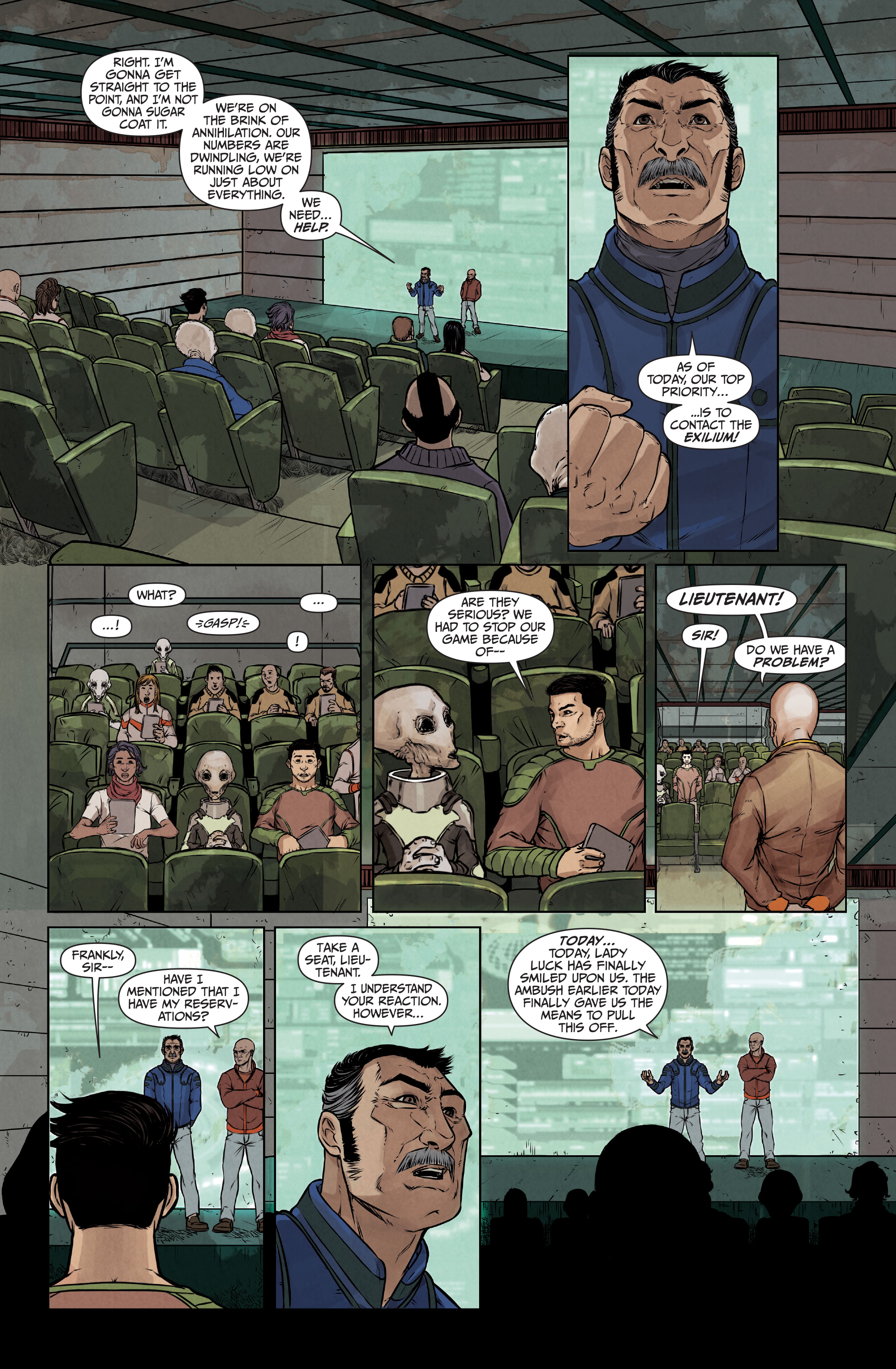Read online Exilium comic -  Issue #1 - 16