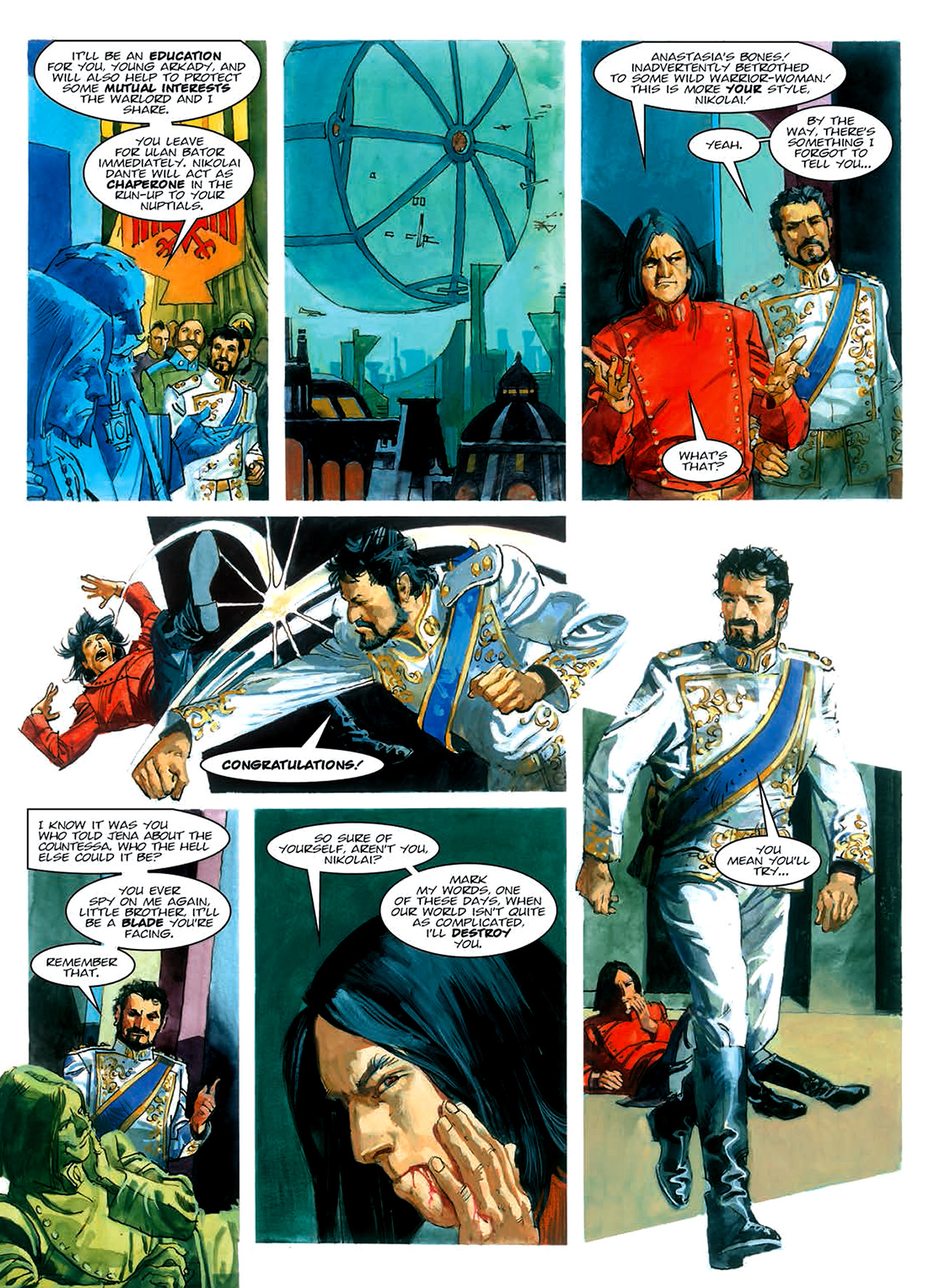 Read online Nikolai Dante comic -  Issue # TPB 8 - 153
