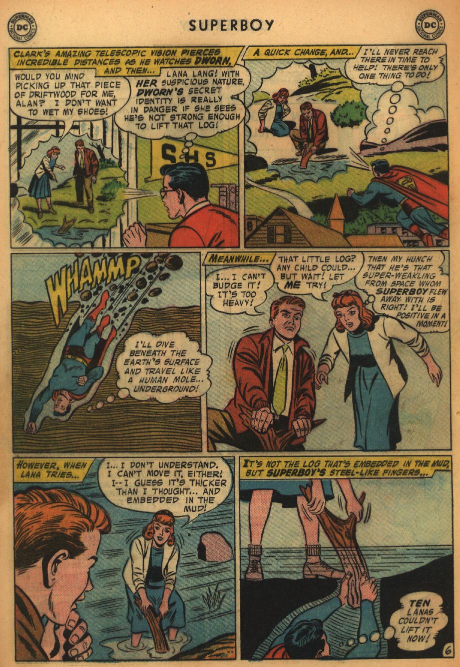 Read online Superboy (1949) comic -  Issue #65 - 7