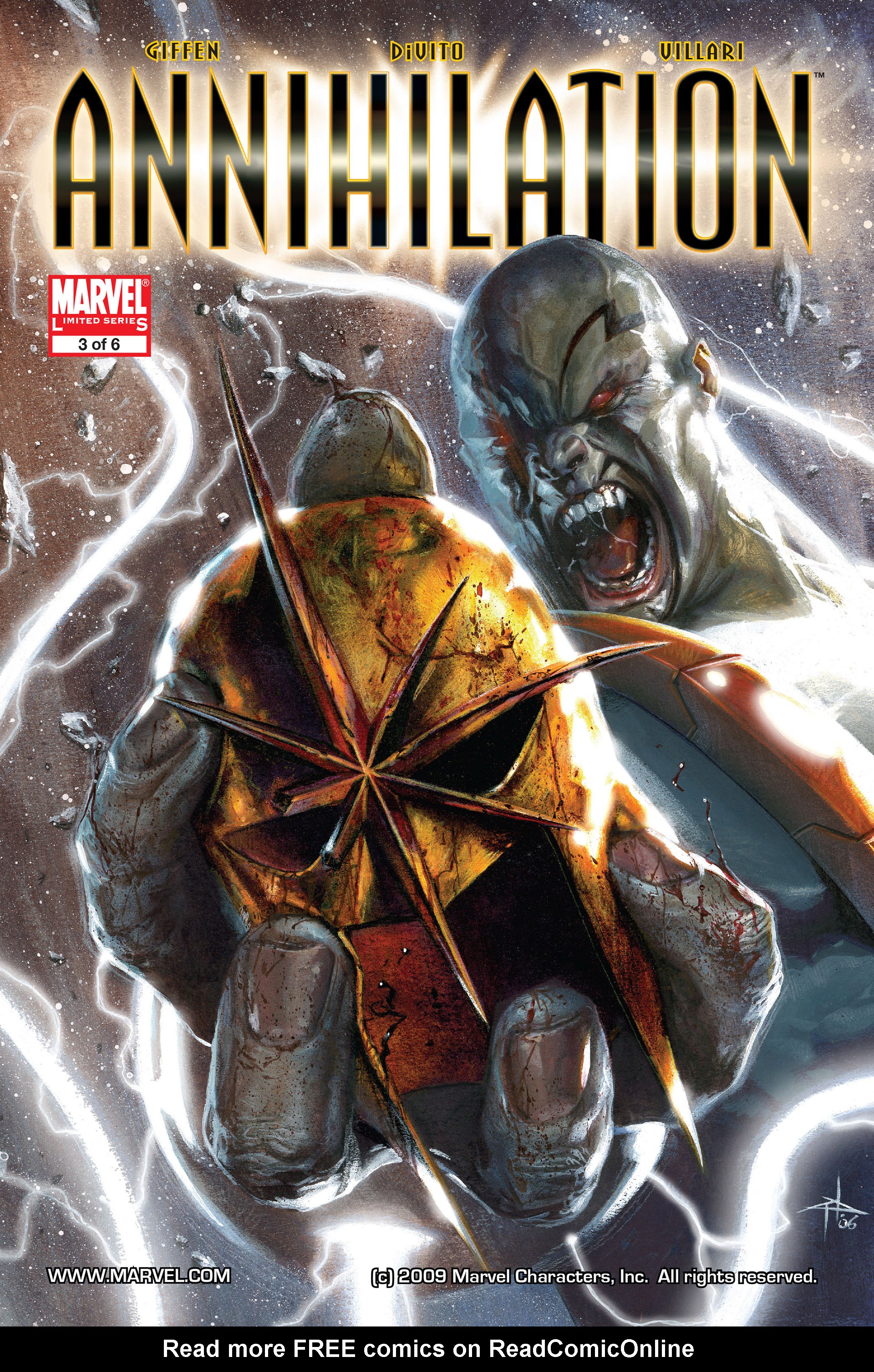 Read online Annihilation comic -  Issue #3 - 1