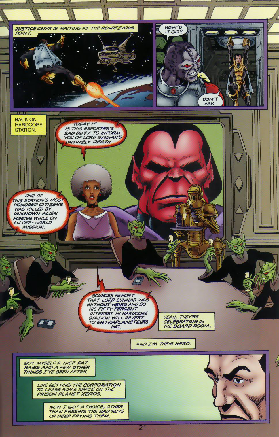 Read online Hardcore Station comic -  Issue #6 - 21