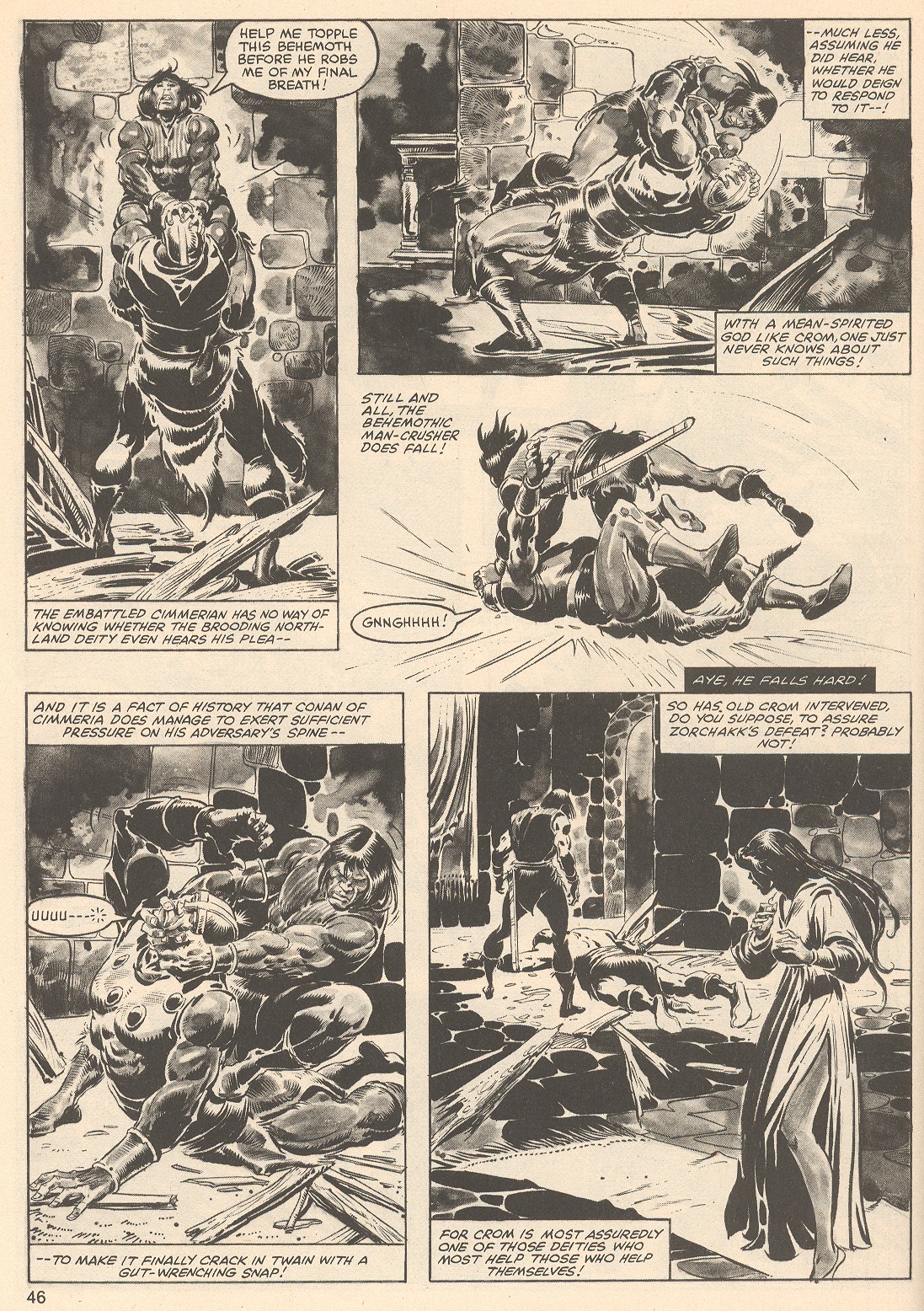 Read online The Savage Sword Of Conan comic -  Issue #76 - 46