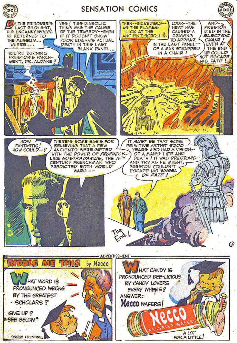 Read online Sensation (Mystery) Comics comic -  Issue #108 - 10