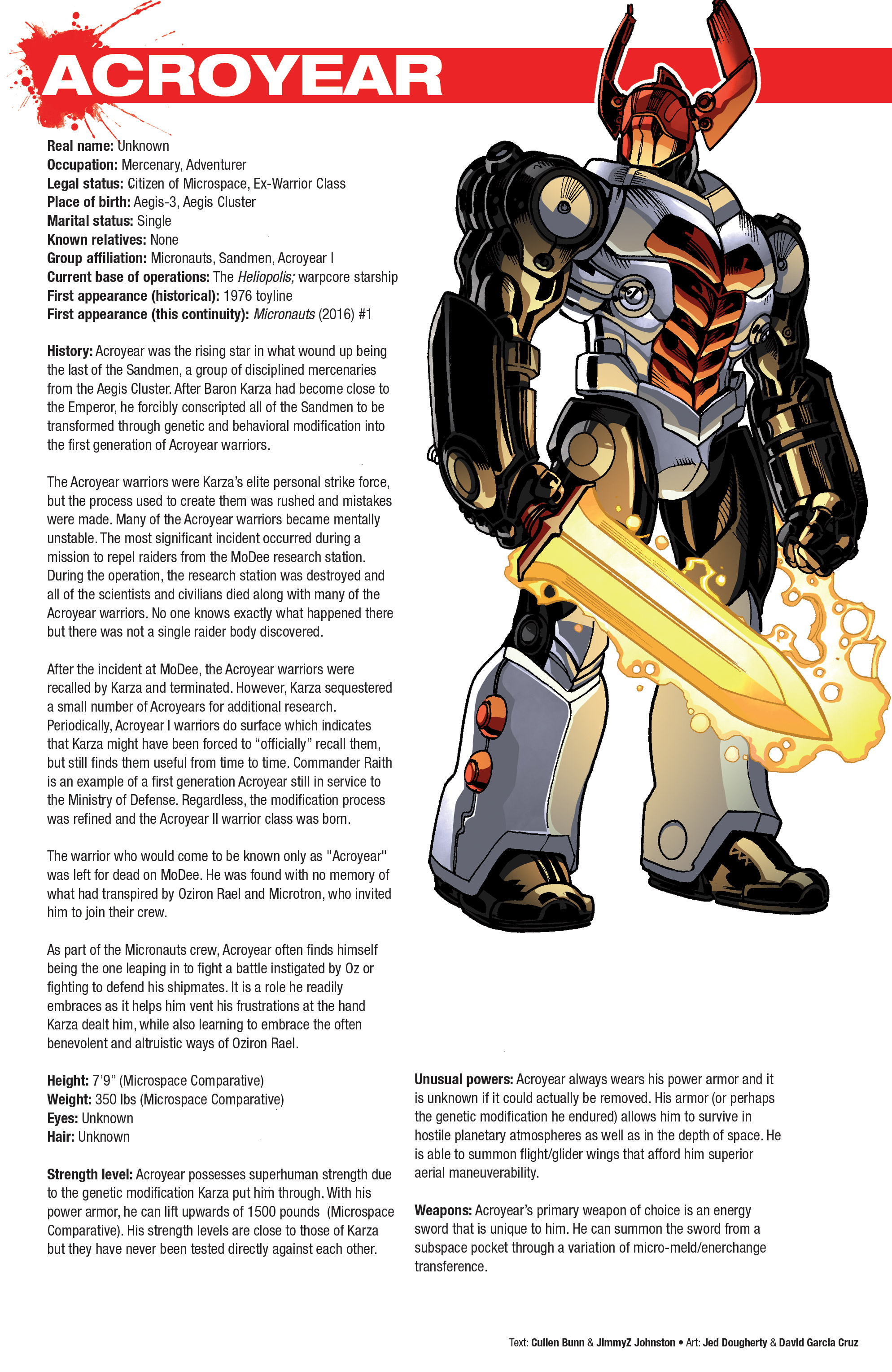 Read online Hasbro Heroes Sourcebook comic -  Issue #1 - 8
