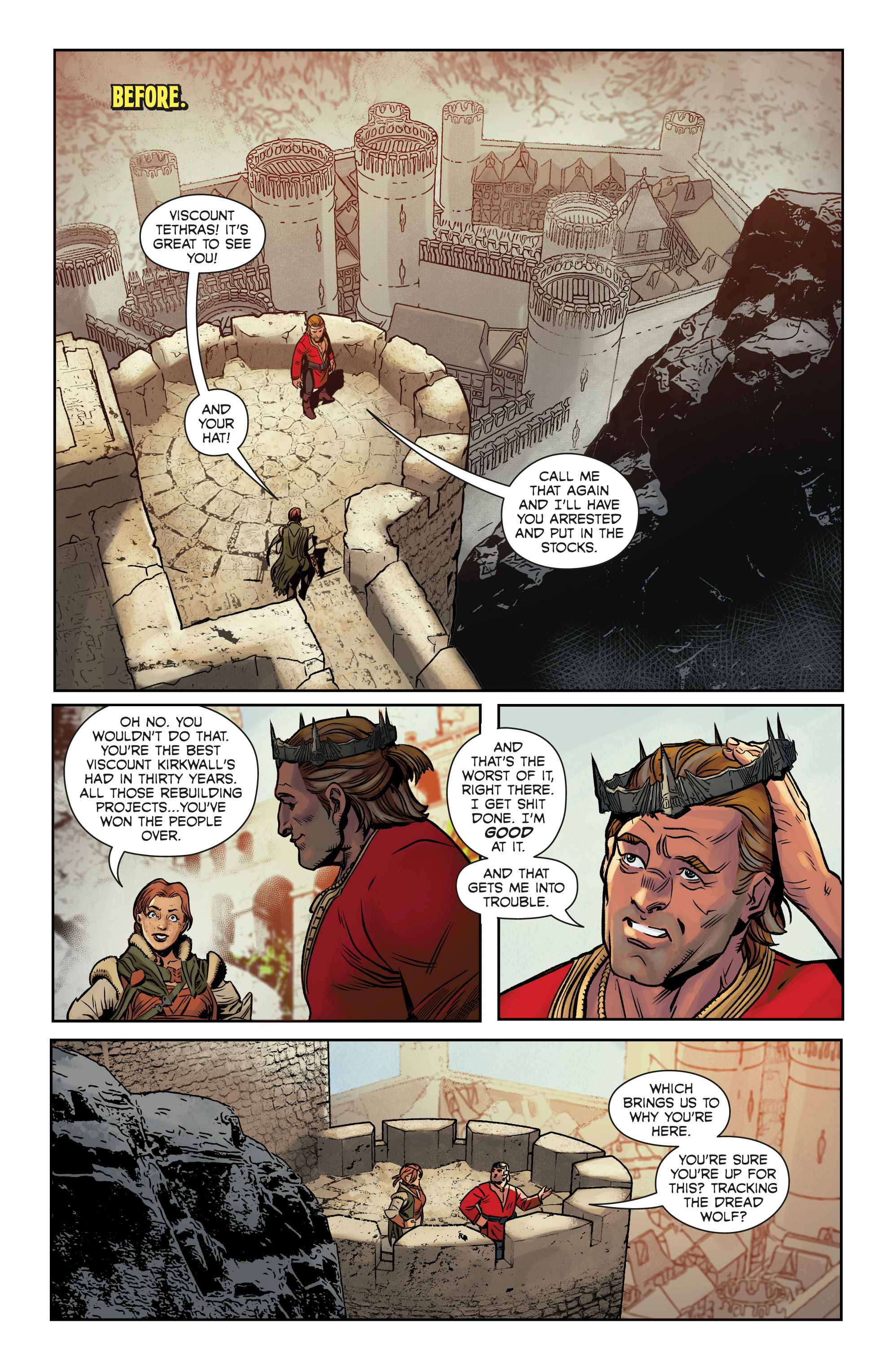 Read online Dragon Age: The Missing comic -  Issue #1 - 12
