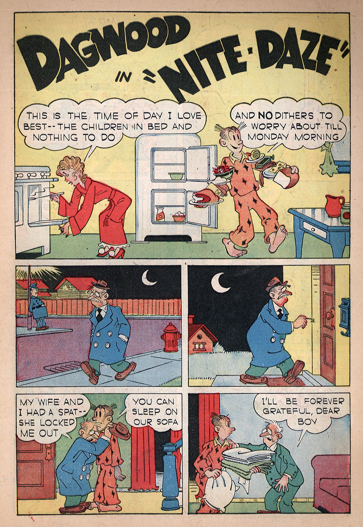 Read online Blondie Comics (1947) comic -  Issue #15 - 3