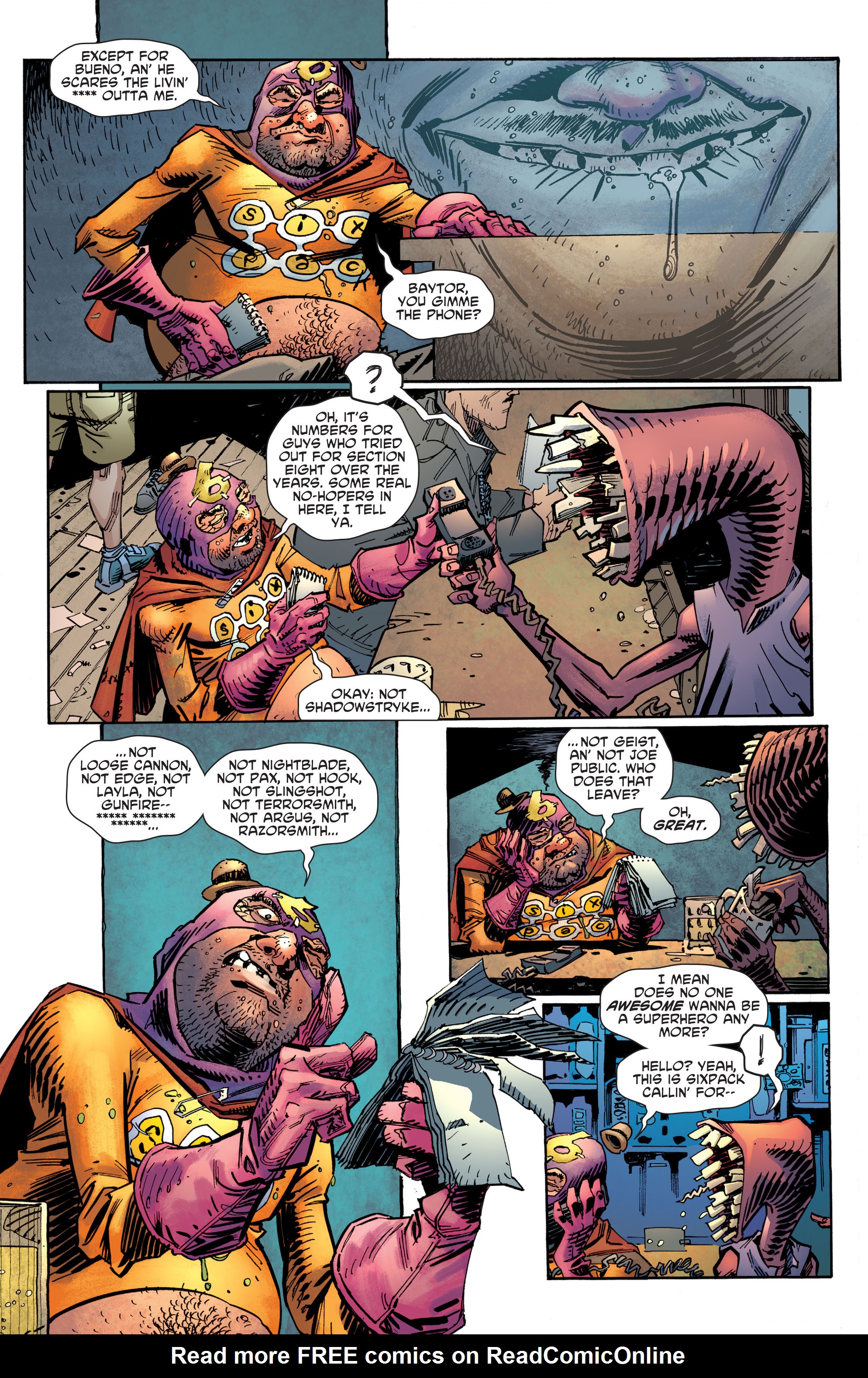 Read online All-Star Section Eight comic -  Issue #1 - 12