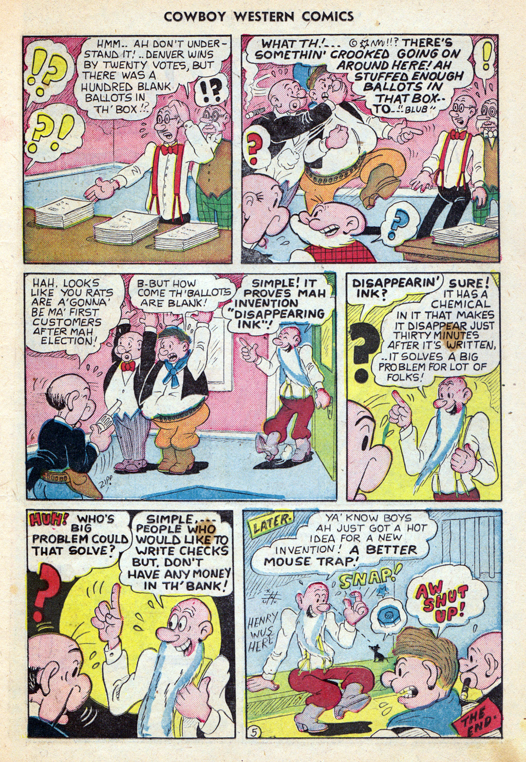 Read online Cowboy Western Comics (1948) comic -  Issue #33 - 11