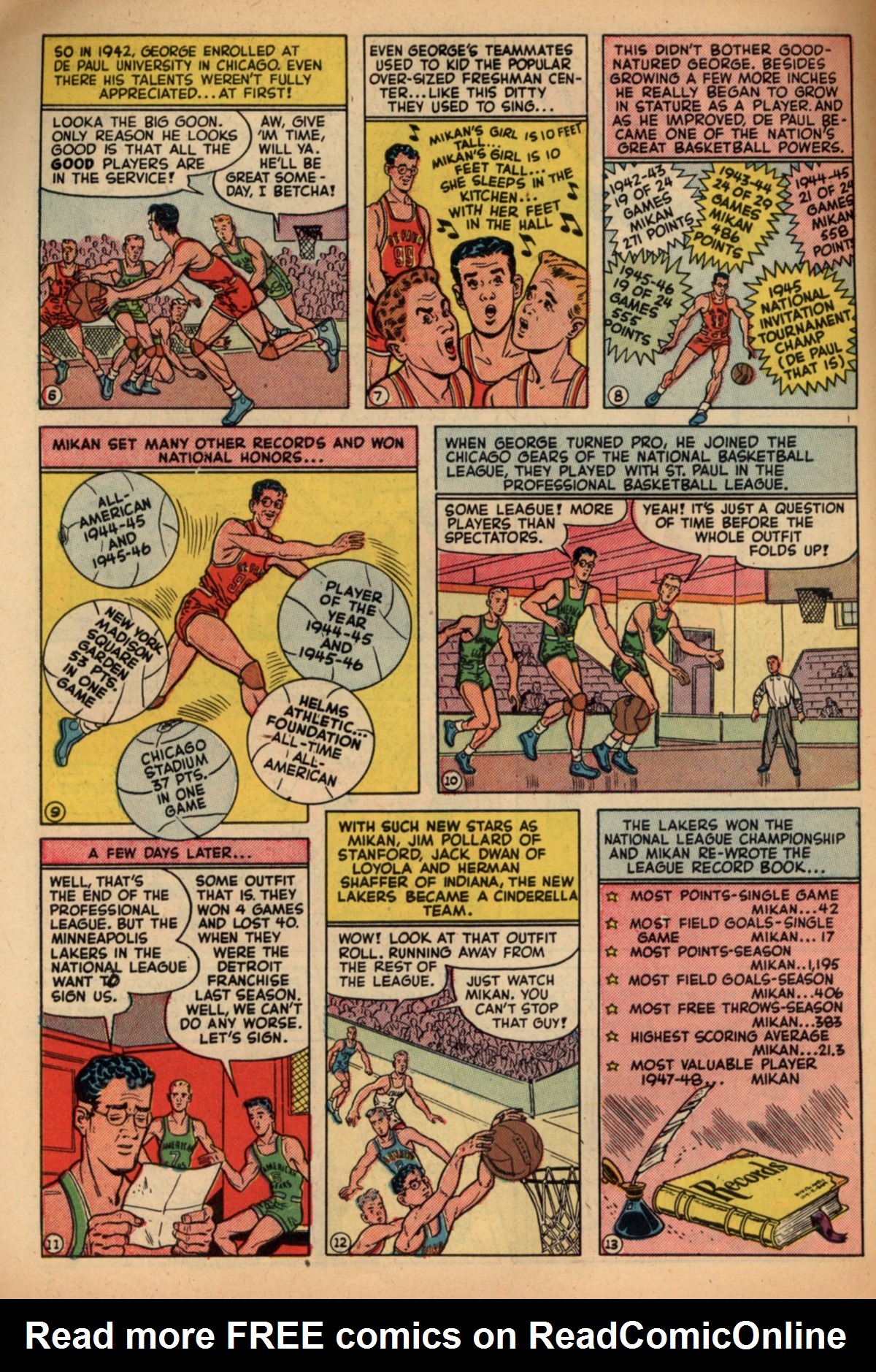 Read online Babe Ruth Sports Comics comic -  Issue #6 - 6