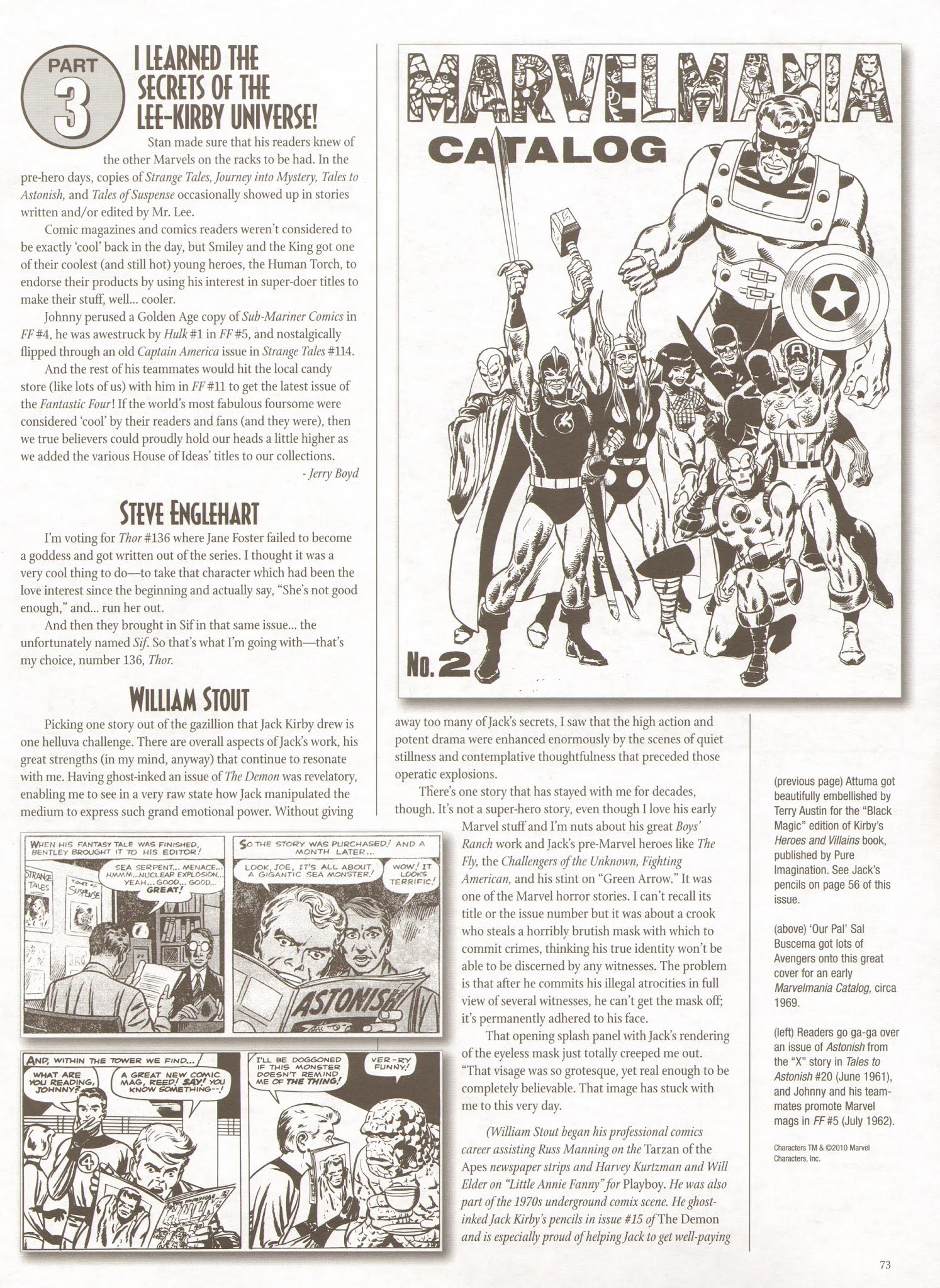 Read online The Jack Kirby Collector comic -  Issue #54 - 70