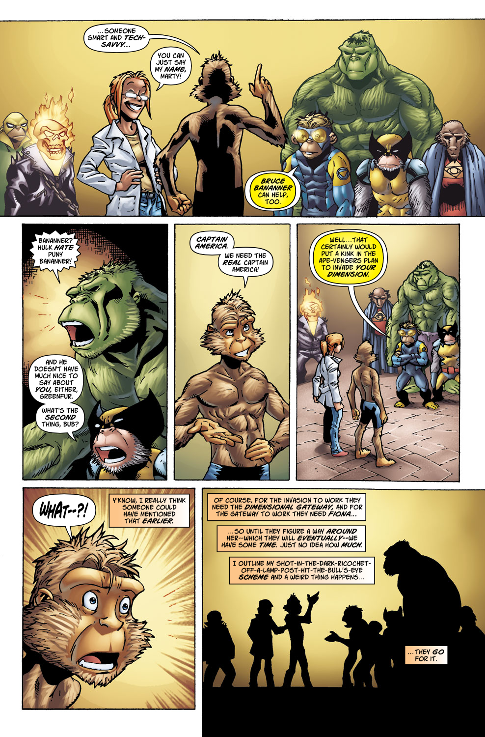 Read online Marvel Apes comic -  Issue #3 - 17