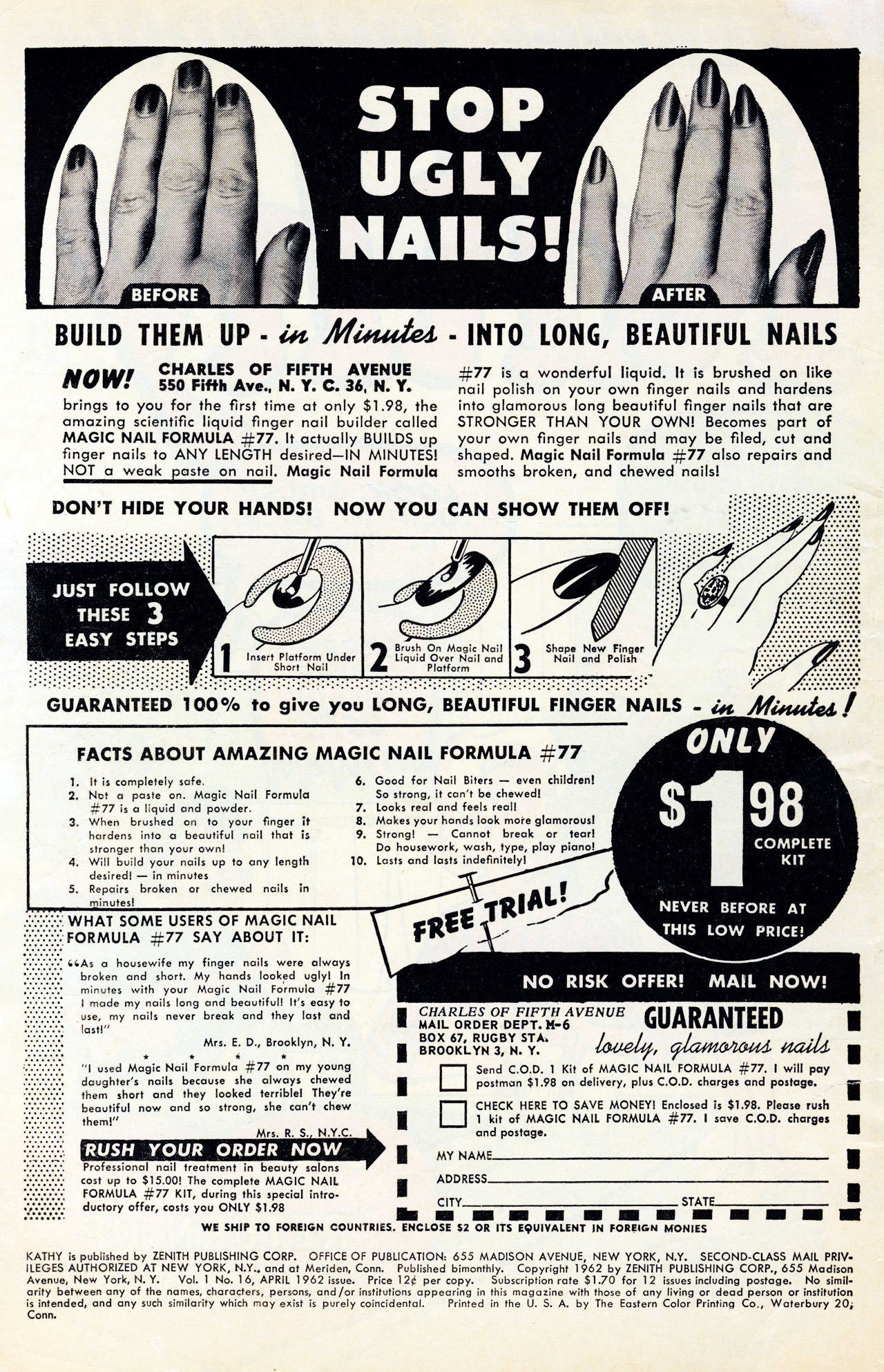 Read online Kathy (1959) comic -  Issue #16 - 2