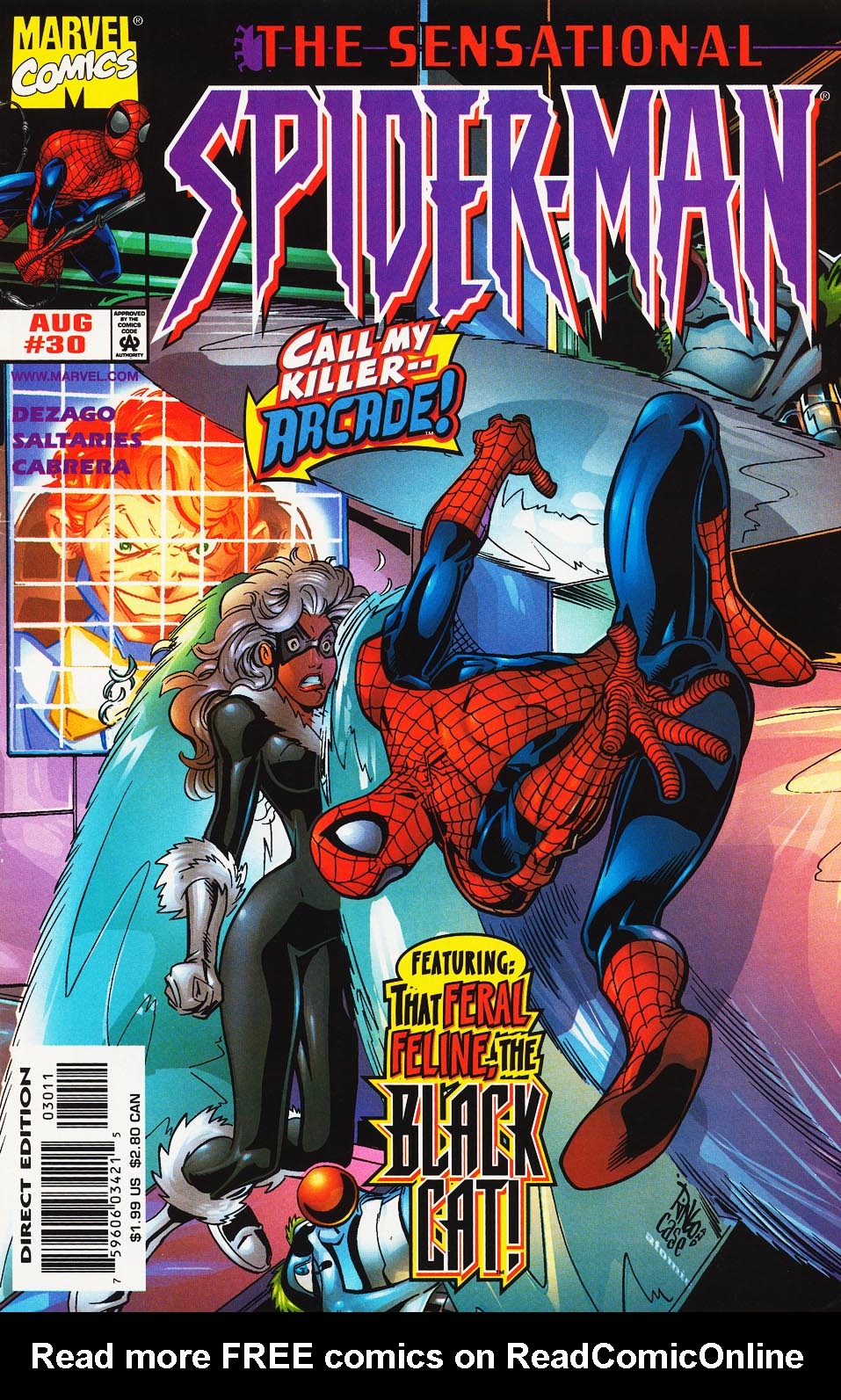 Read online The Sensational Spider-Man (1996) comic -  Issue #30 - 1