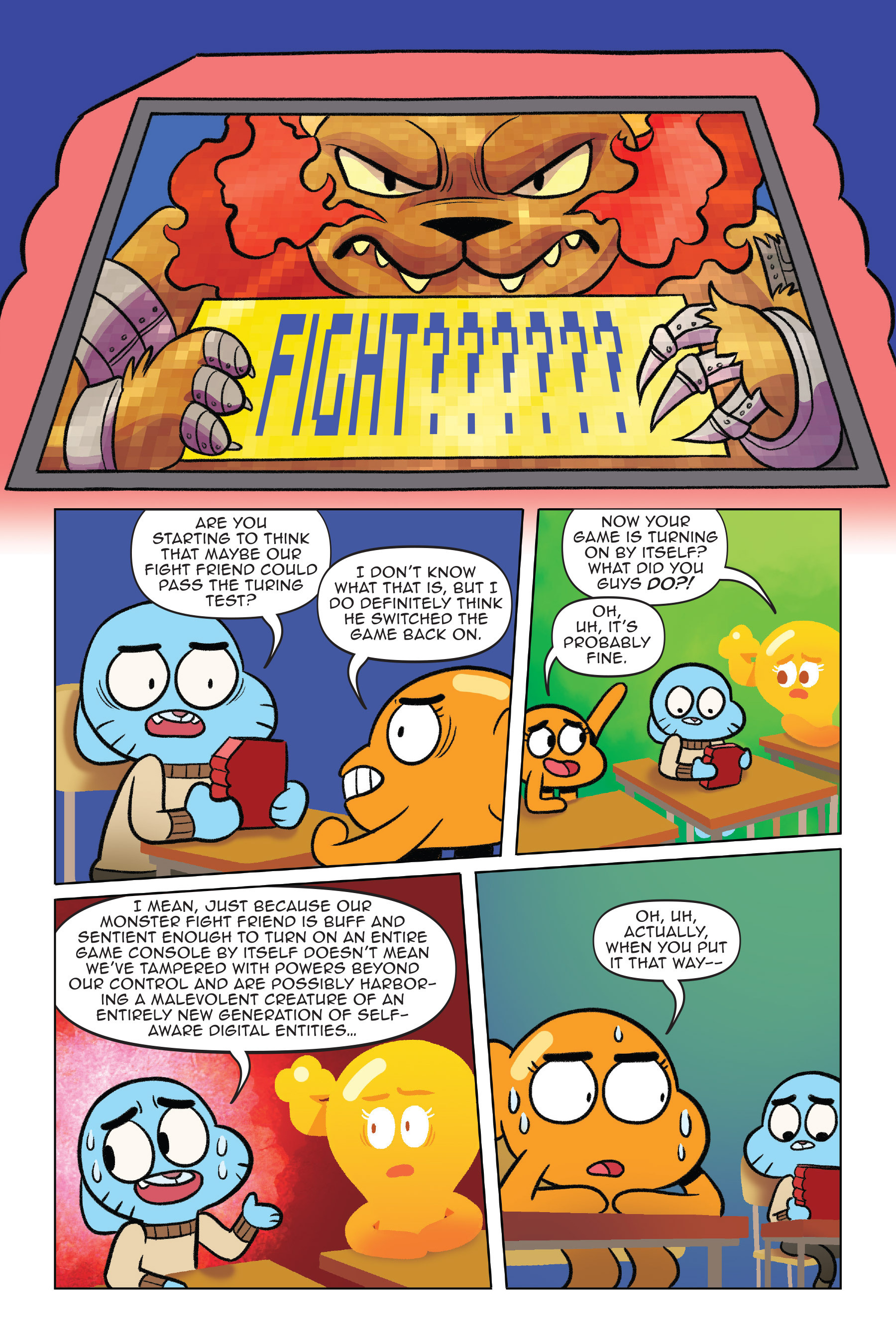 Read online The Amazing World of Gumball: Cheat Code comic -  Issue # Full - 63