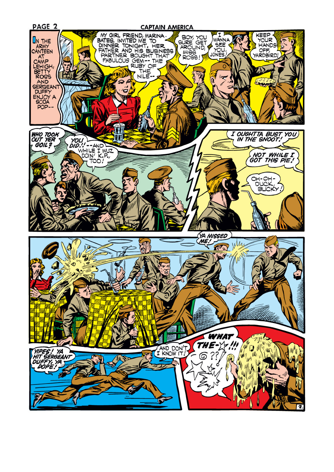 Read online Captain America Comics comic -  Issue #8 - 5