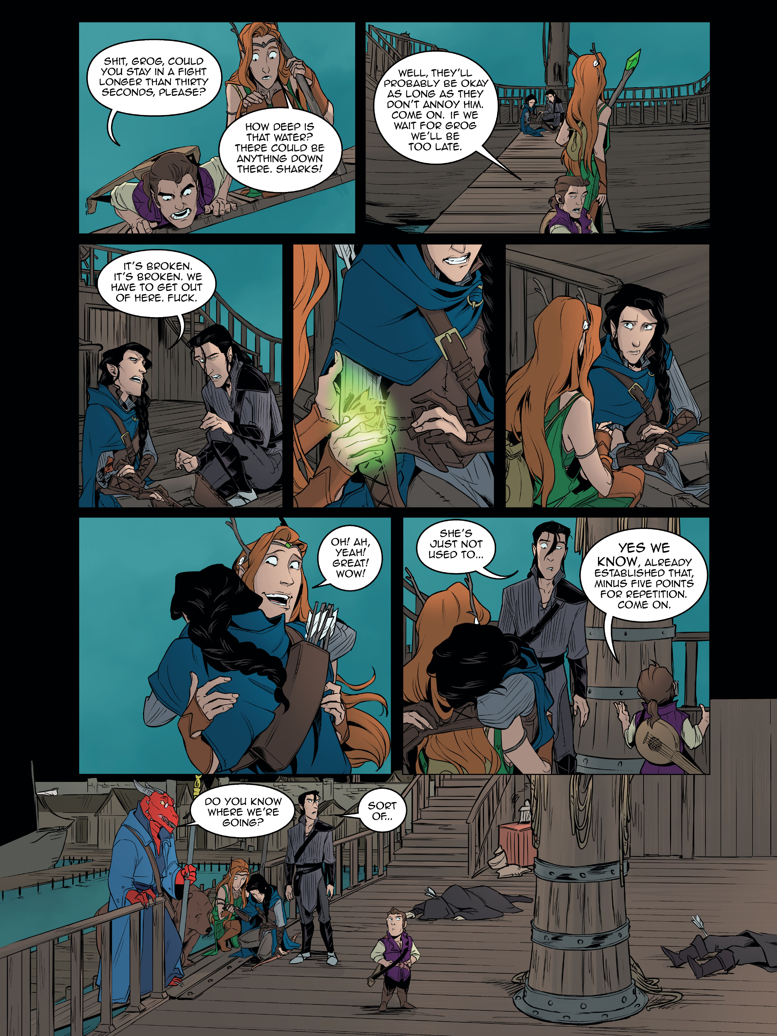 Read online Critical Role Vox Machina Origins comic -  Issue # (2019) _TPB Library Edition (Part 2) - 47