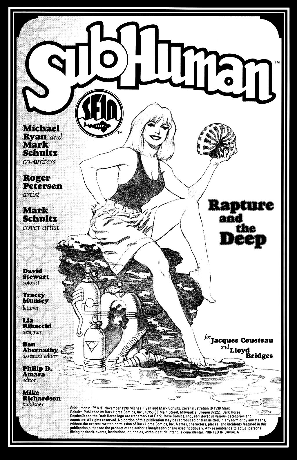 Read online SubHuman comic -  Issue #1 - 2