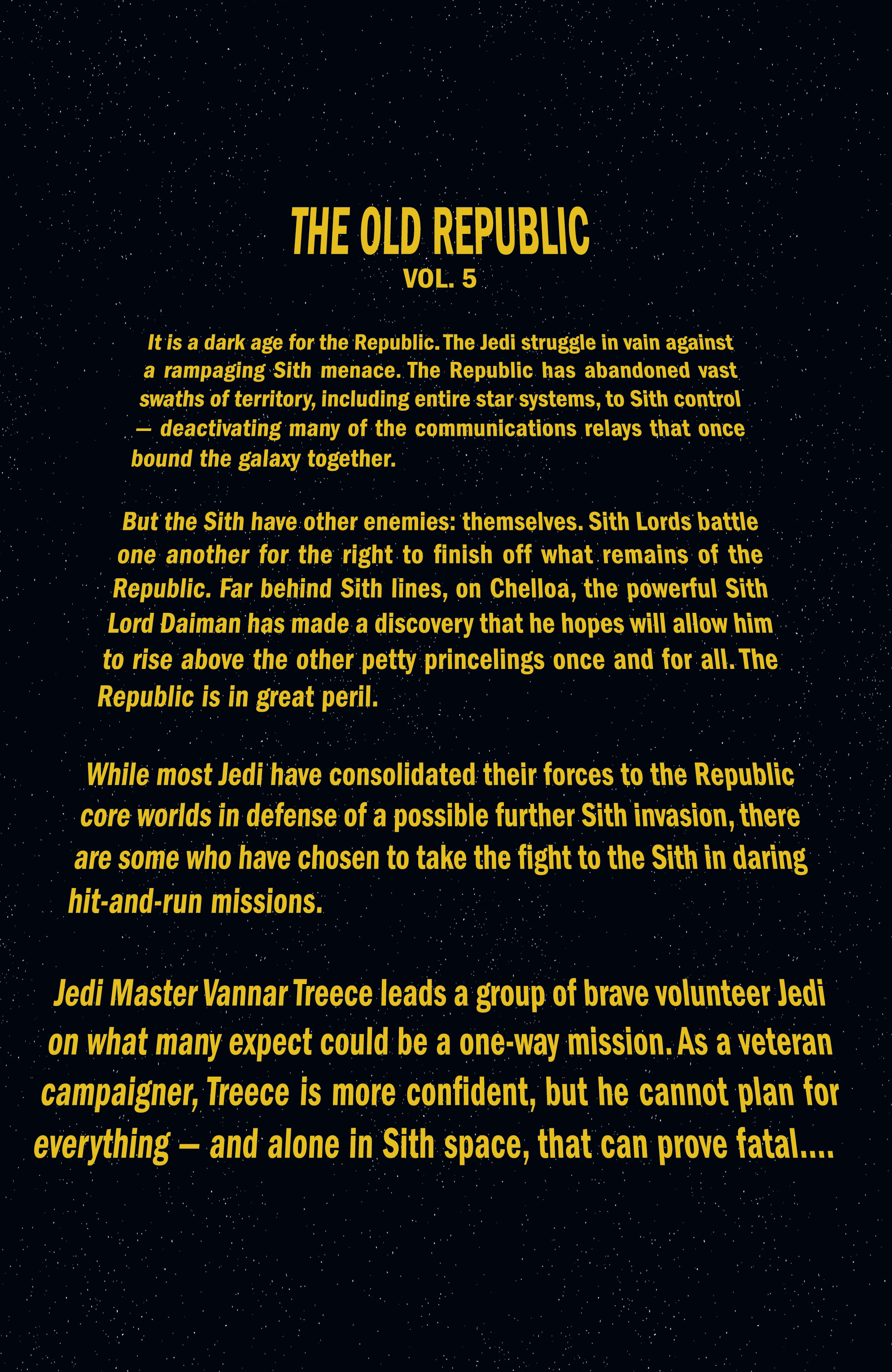 Read online Star Wars Legends: The Old Republic - Epic Collection comic -  Issue # TPB 5 (Part 1) - 5